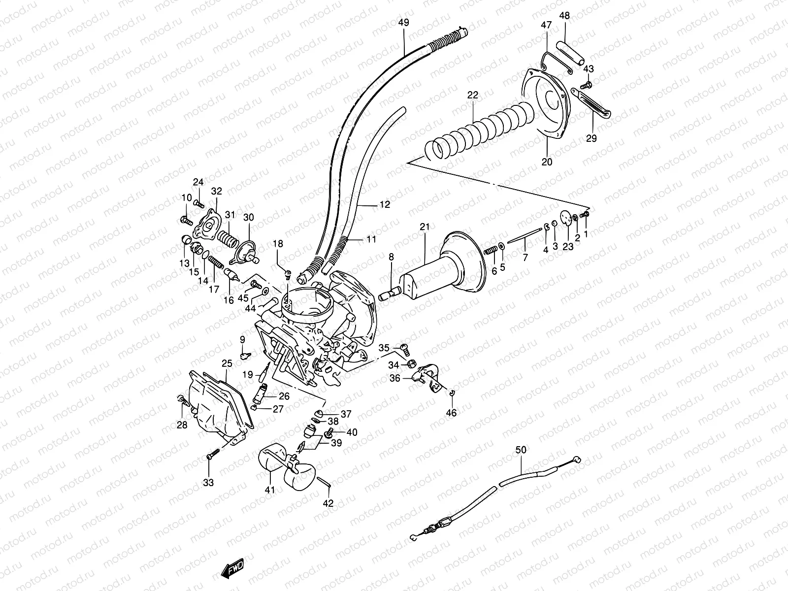 10A - CARBURETOR (FRONT:E18)