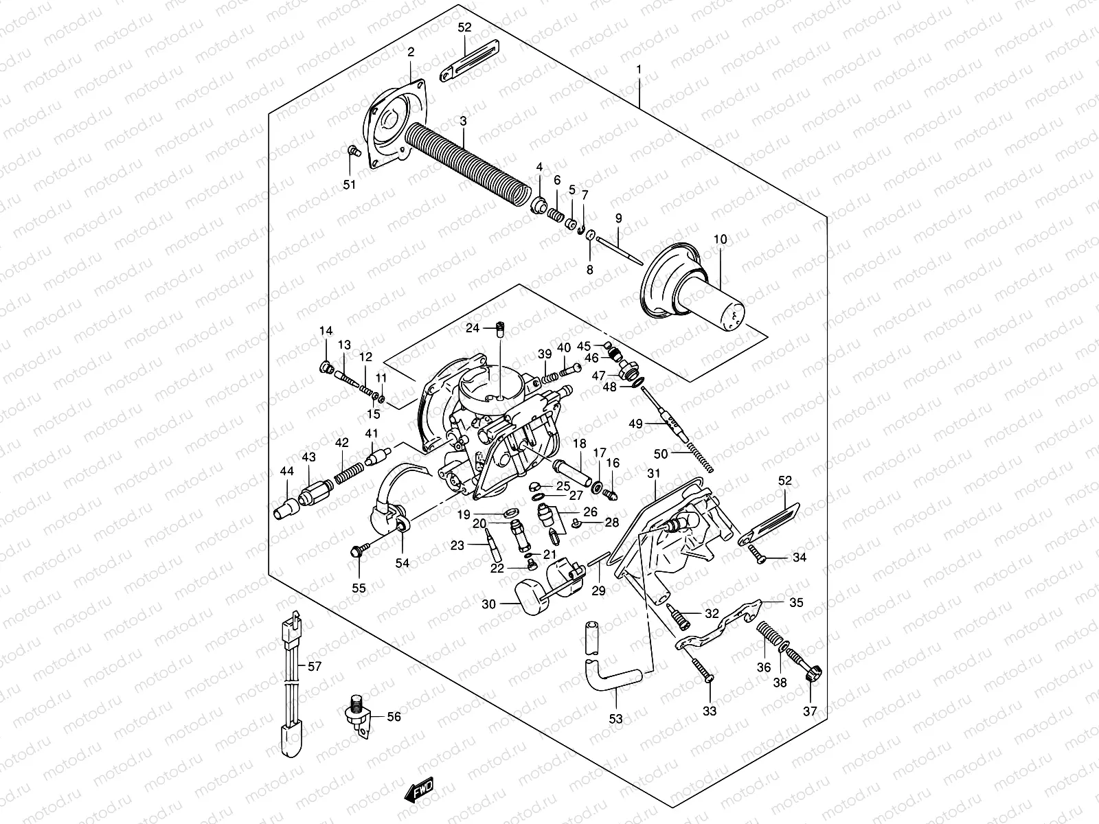 10A - CARBURETOR (MODEL K2/K3/K4)