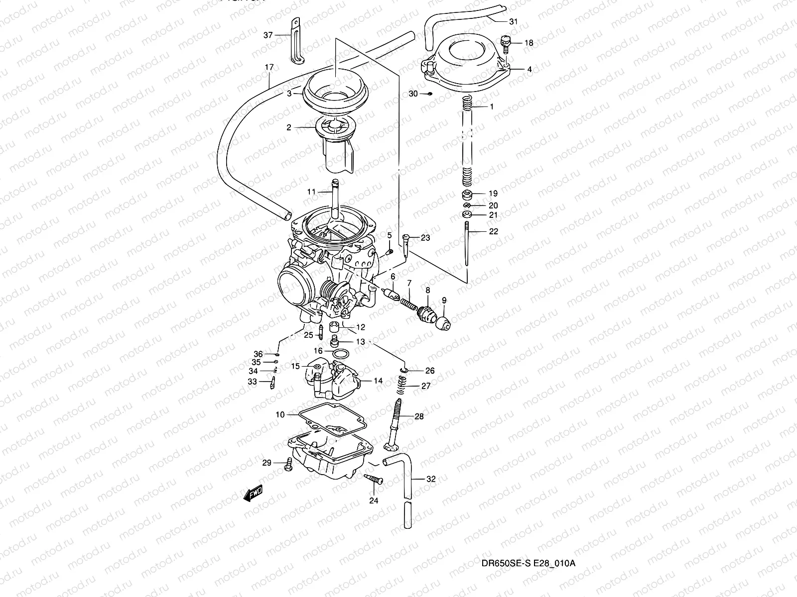 10A - CARBURETOR (MODEL R/S)