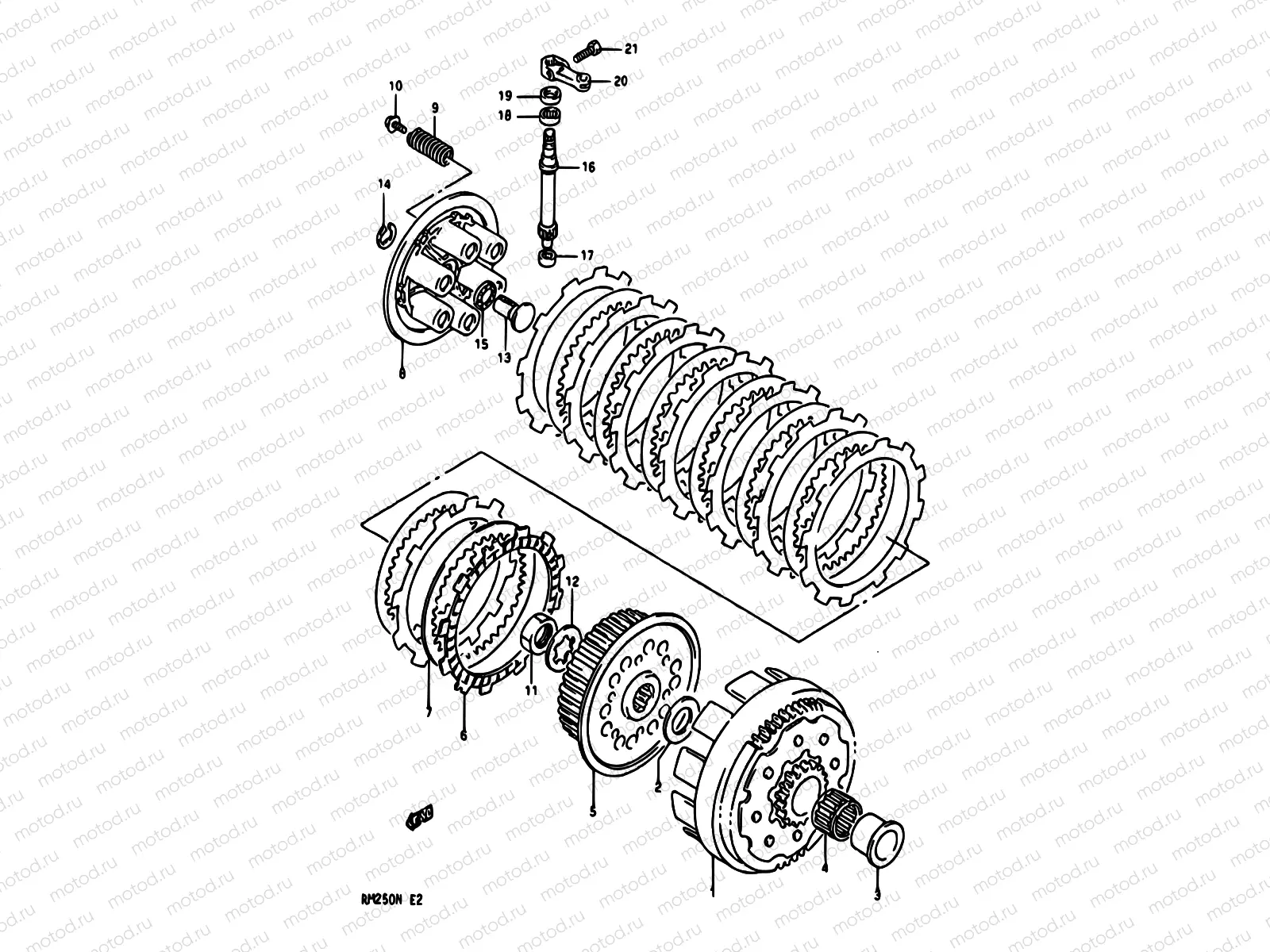 10A - CLUTCH (MODEL N)