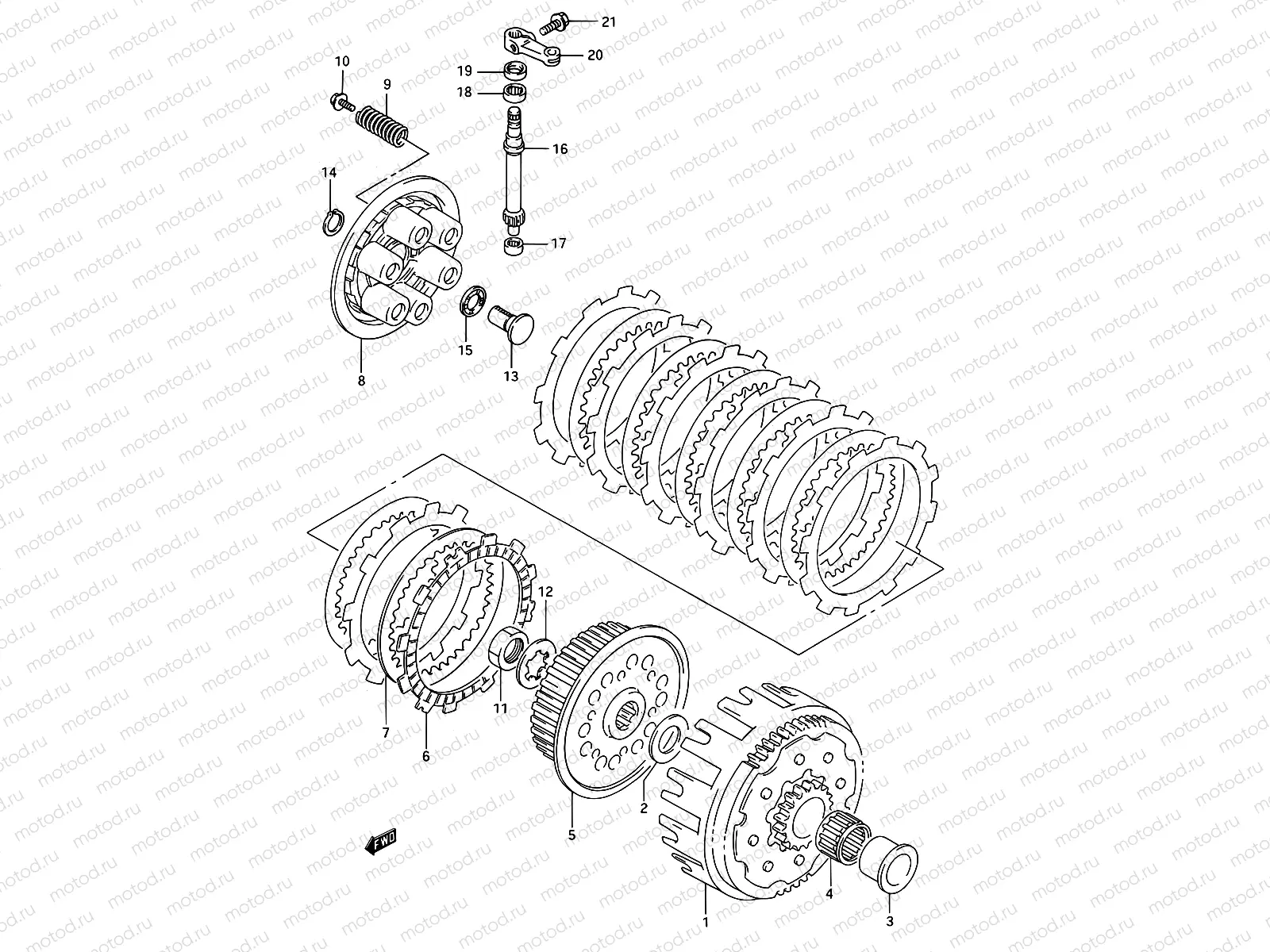10A - CLUTCH (MODEL R/S)