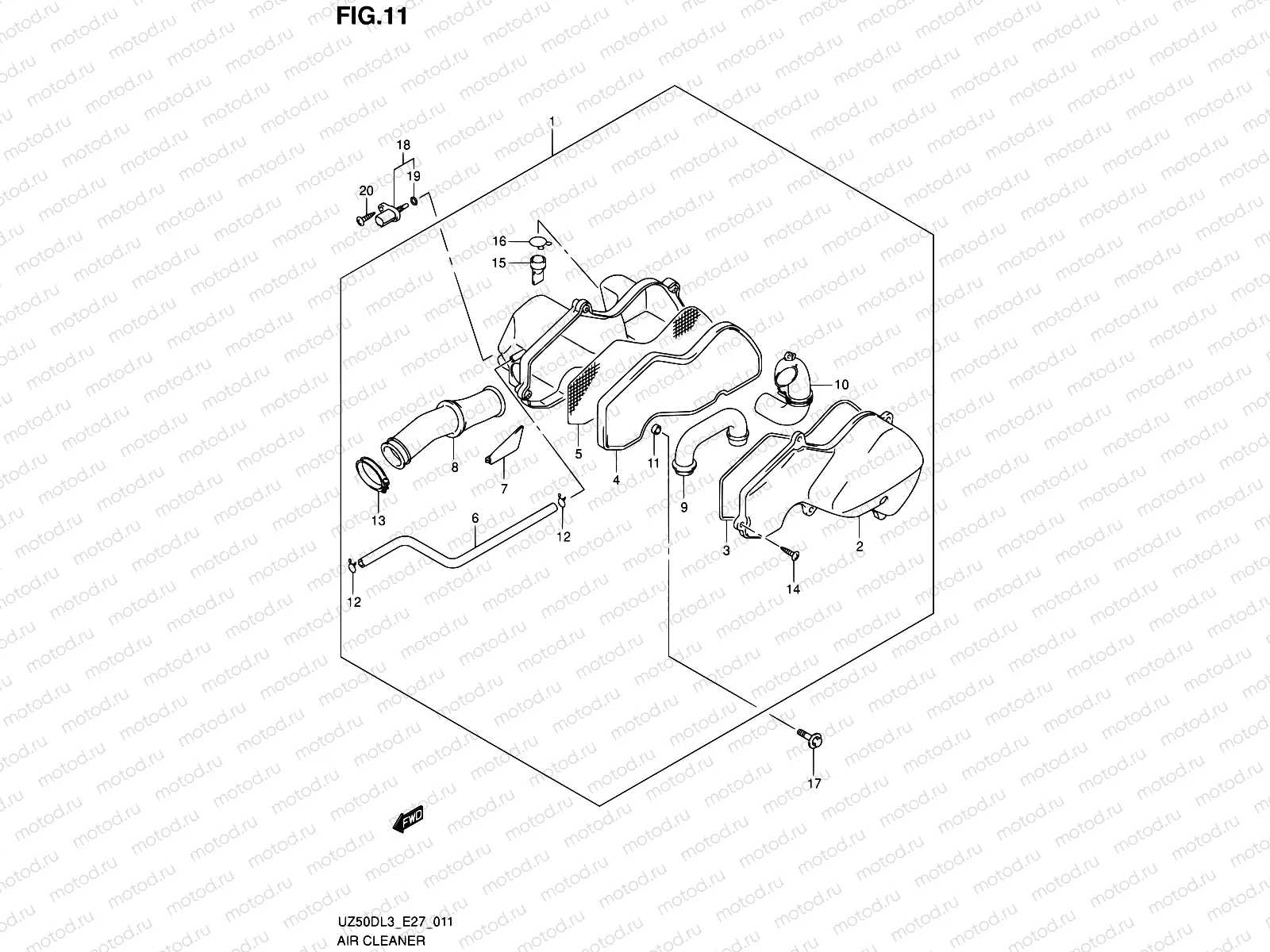 11 - AIR CLEANER