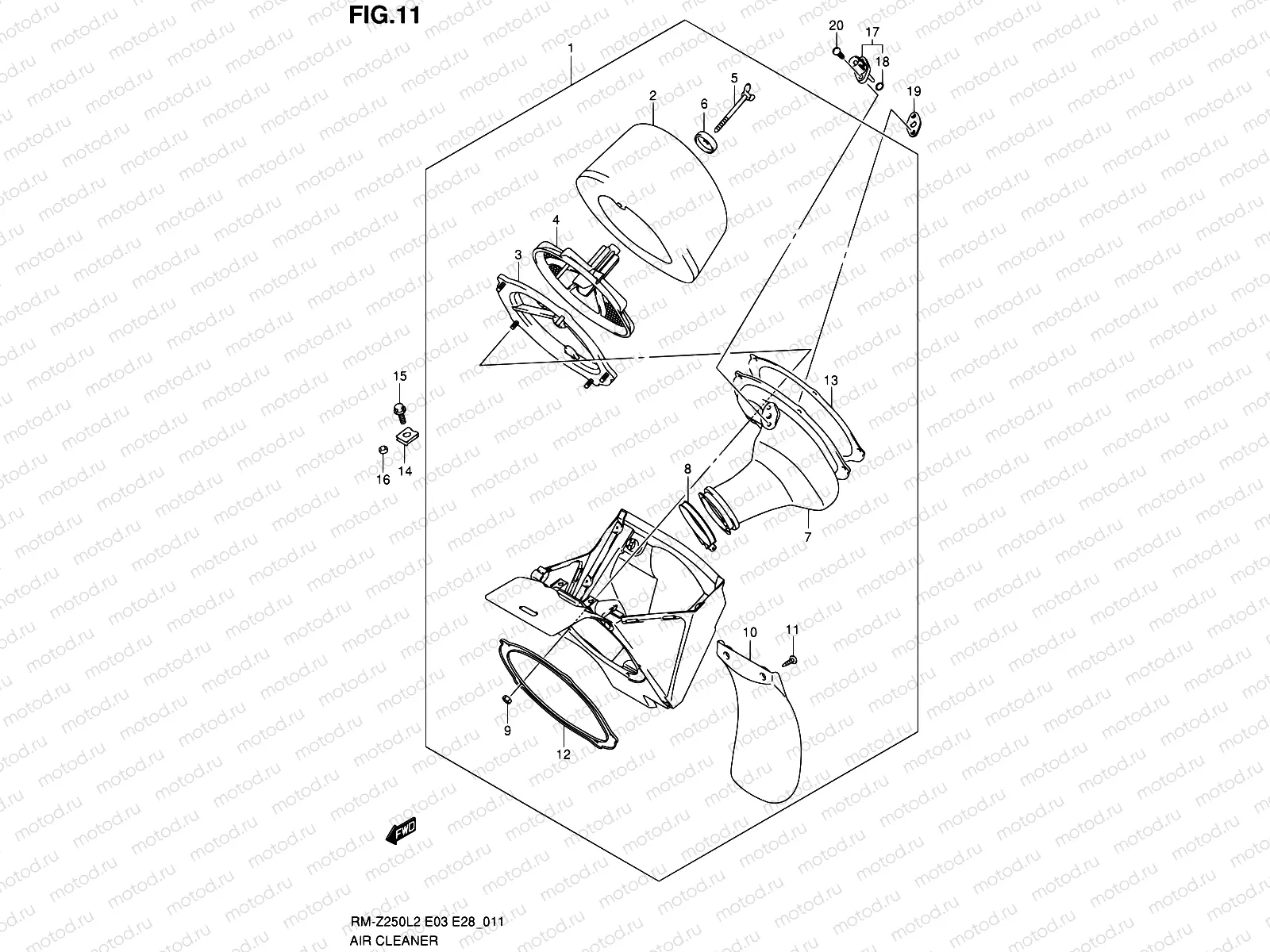 11 - AIR CLEANER