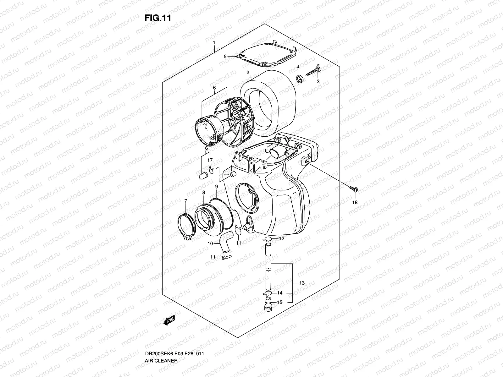 11 - AIR CLEANER
