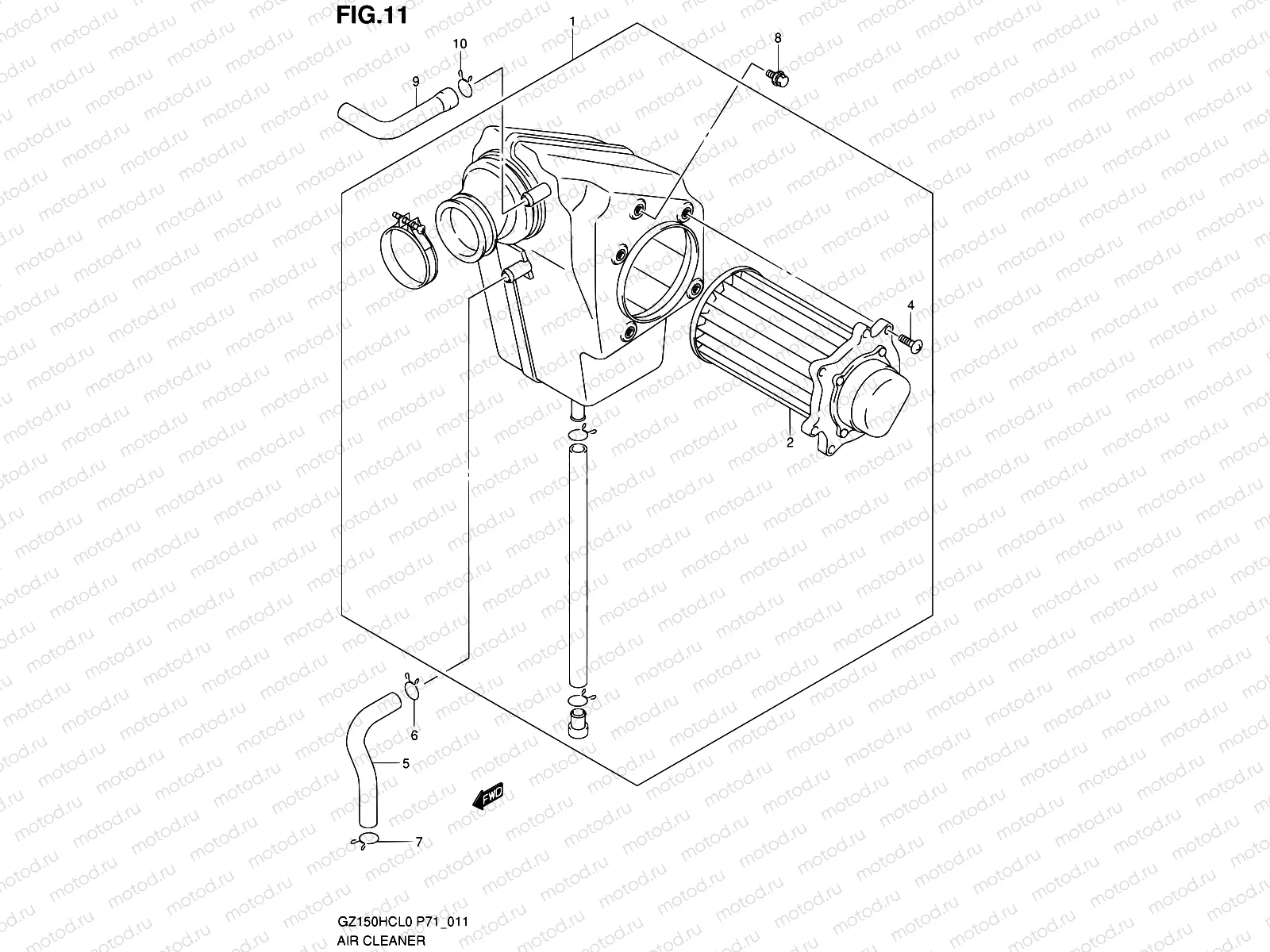 11 - AIR CLEANER