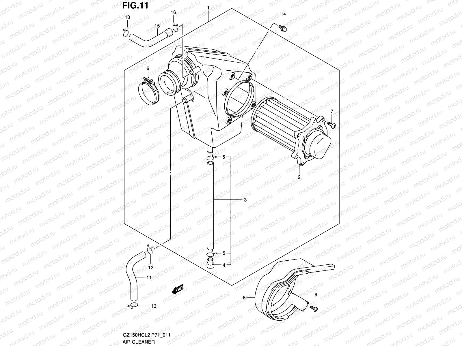 11 - AIR CLEANER