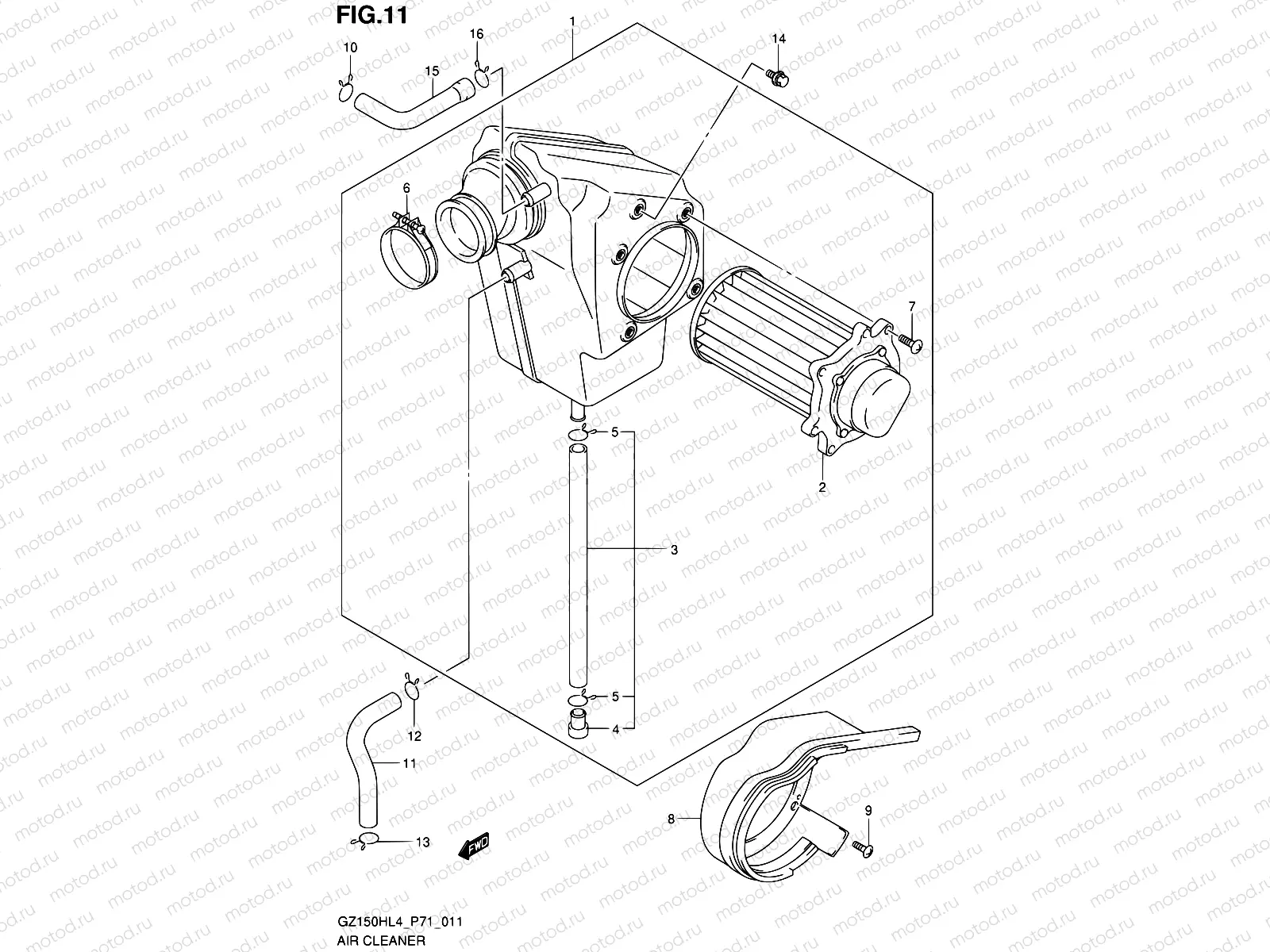 11 - AIR CLEANER