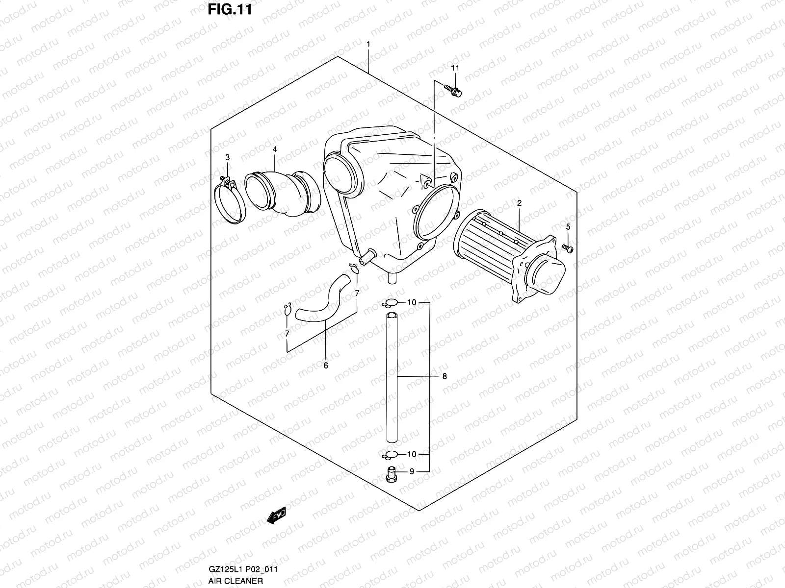 11 - AIR CLEANER