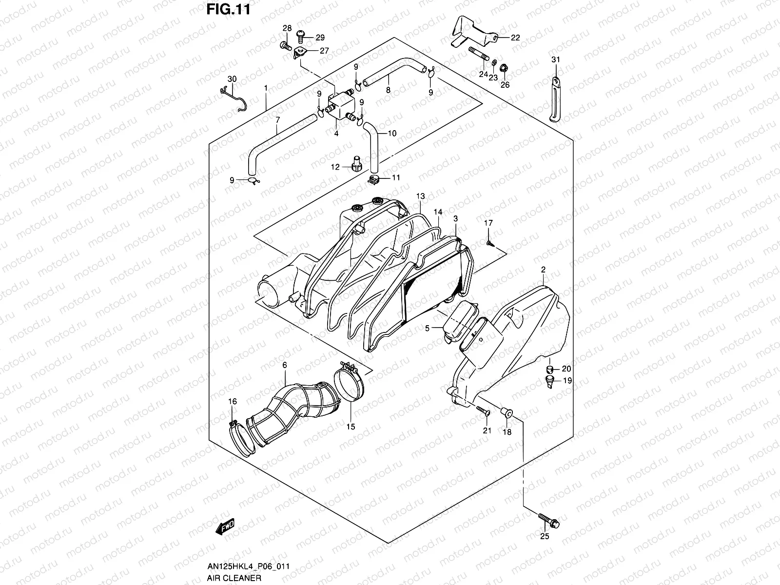 11 - AIR CLEANER
