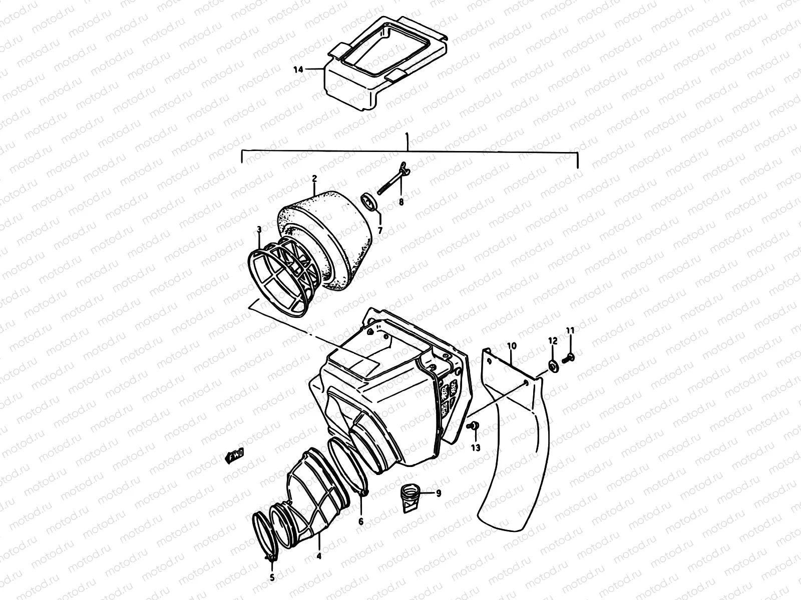 11 - AIR CLEANER (MODEL G)