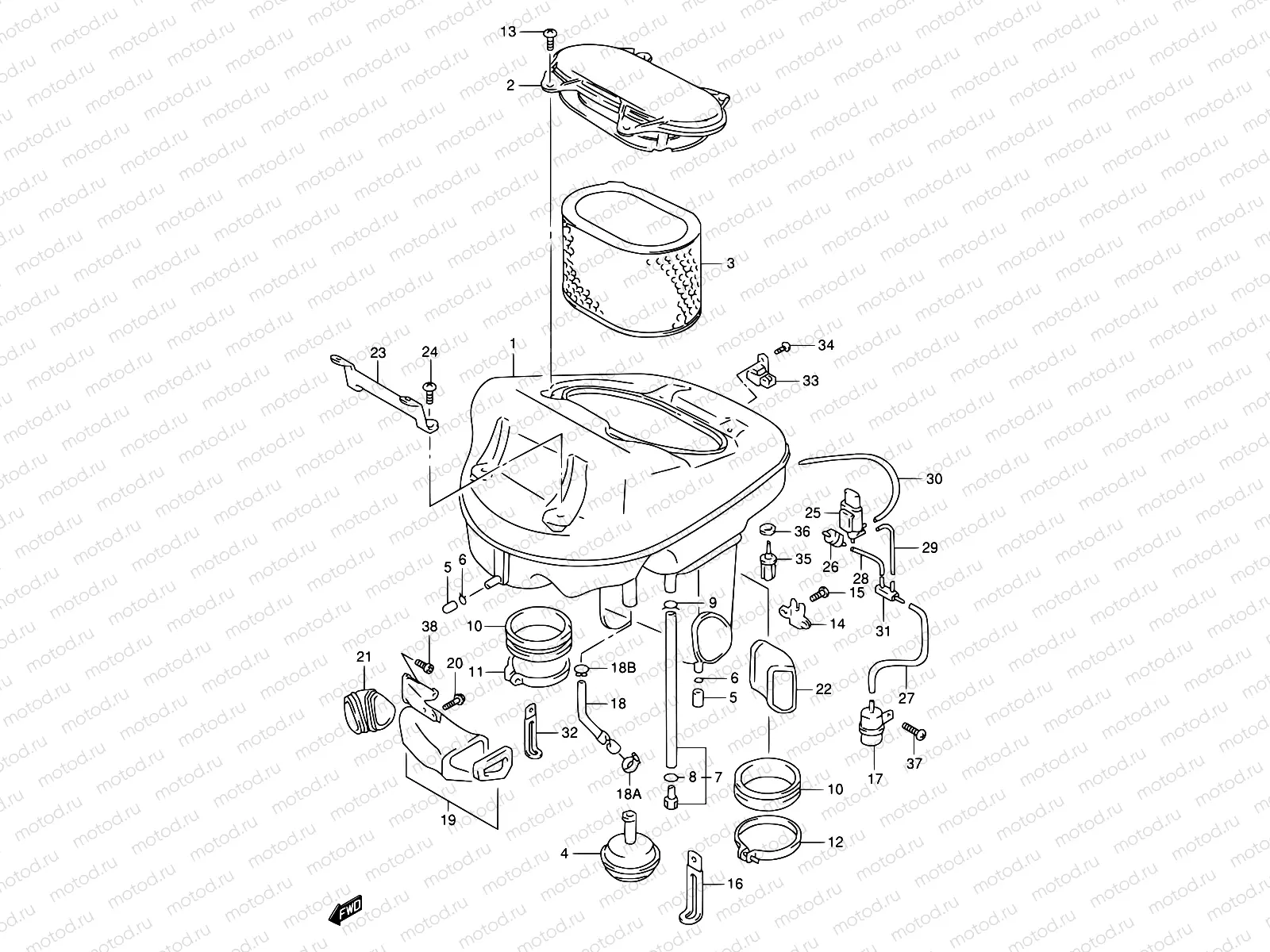 11 - AIR CLEANER (MODEL V)