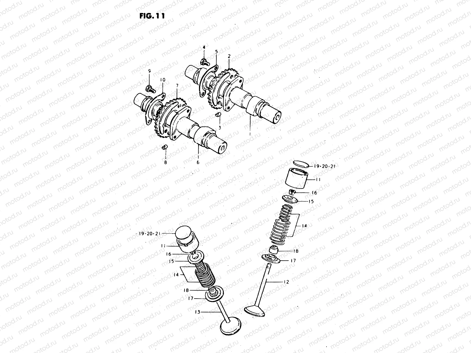 11 - CAM SHAFT - VALVE
