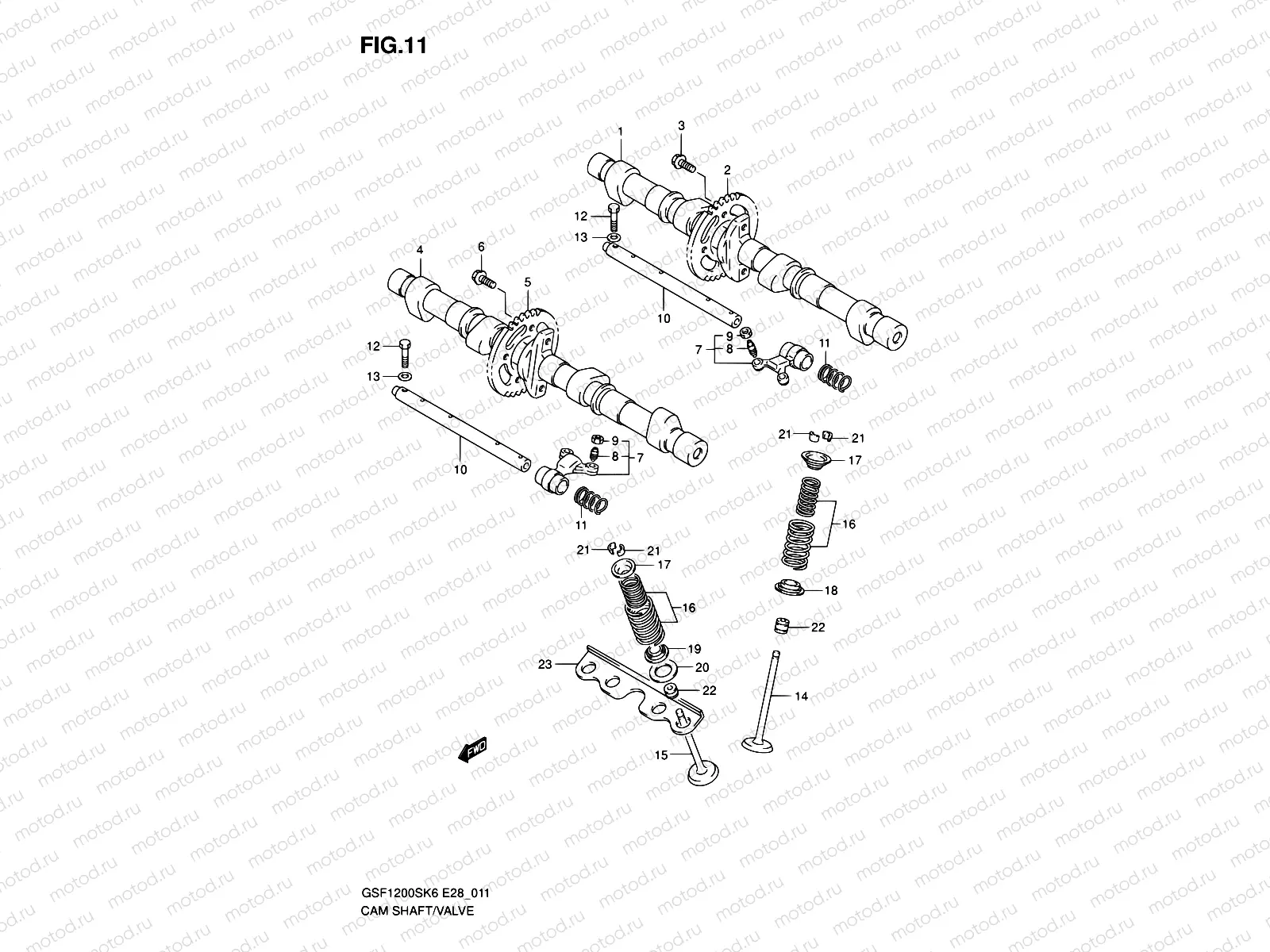11 - CAM SHAFT / VALVE