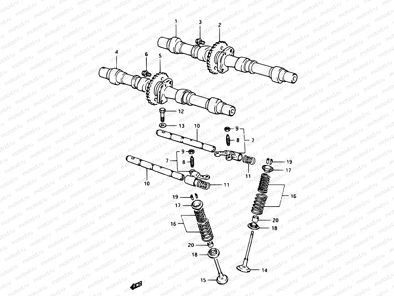 11 - CAM SHAFT - VALVE