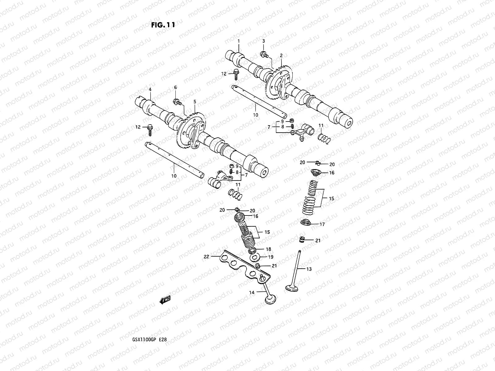 11 - CAM SHAFT - VALVE