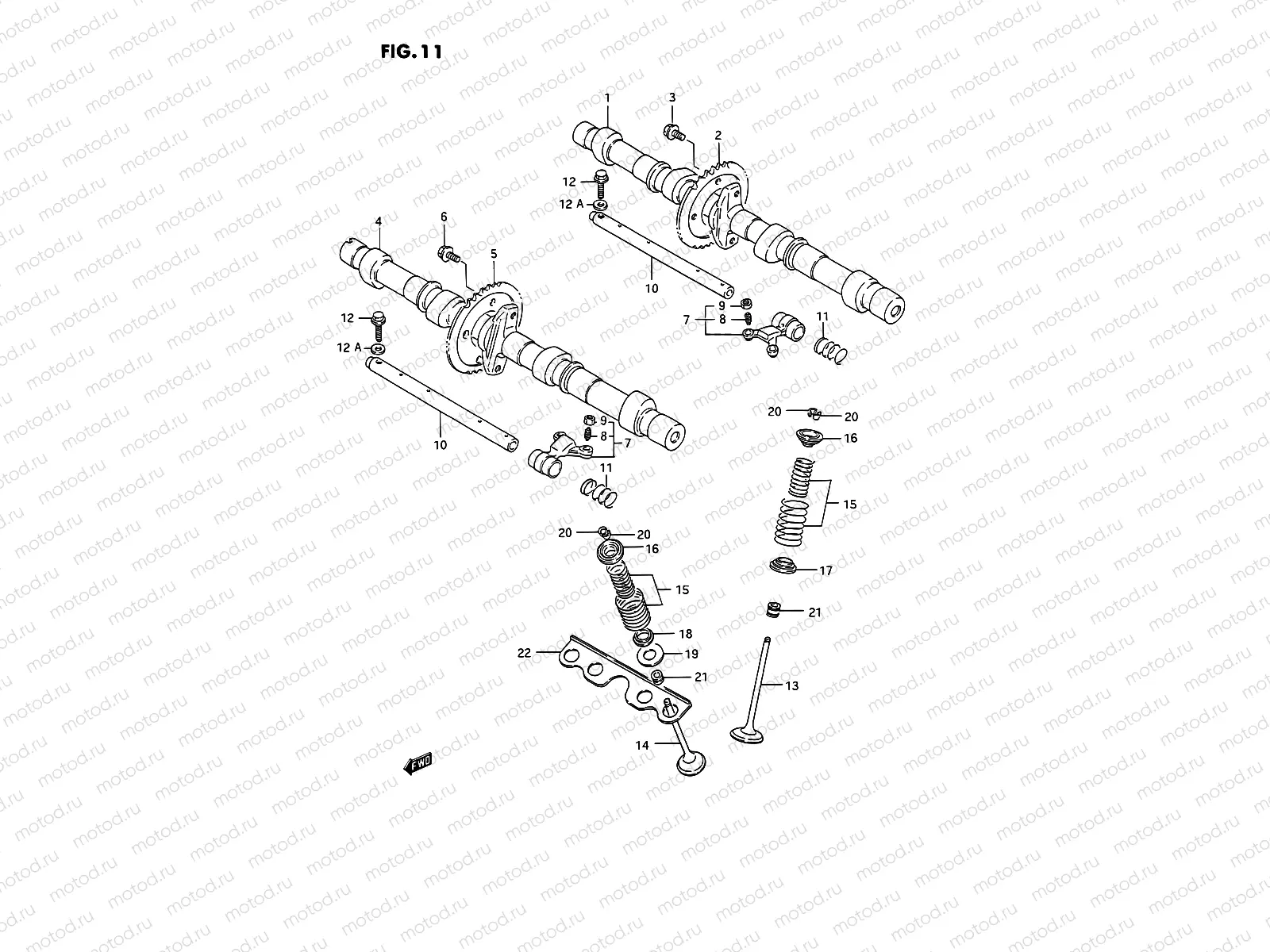 11 - CAM SHAFT - VALVE