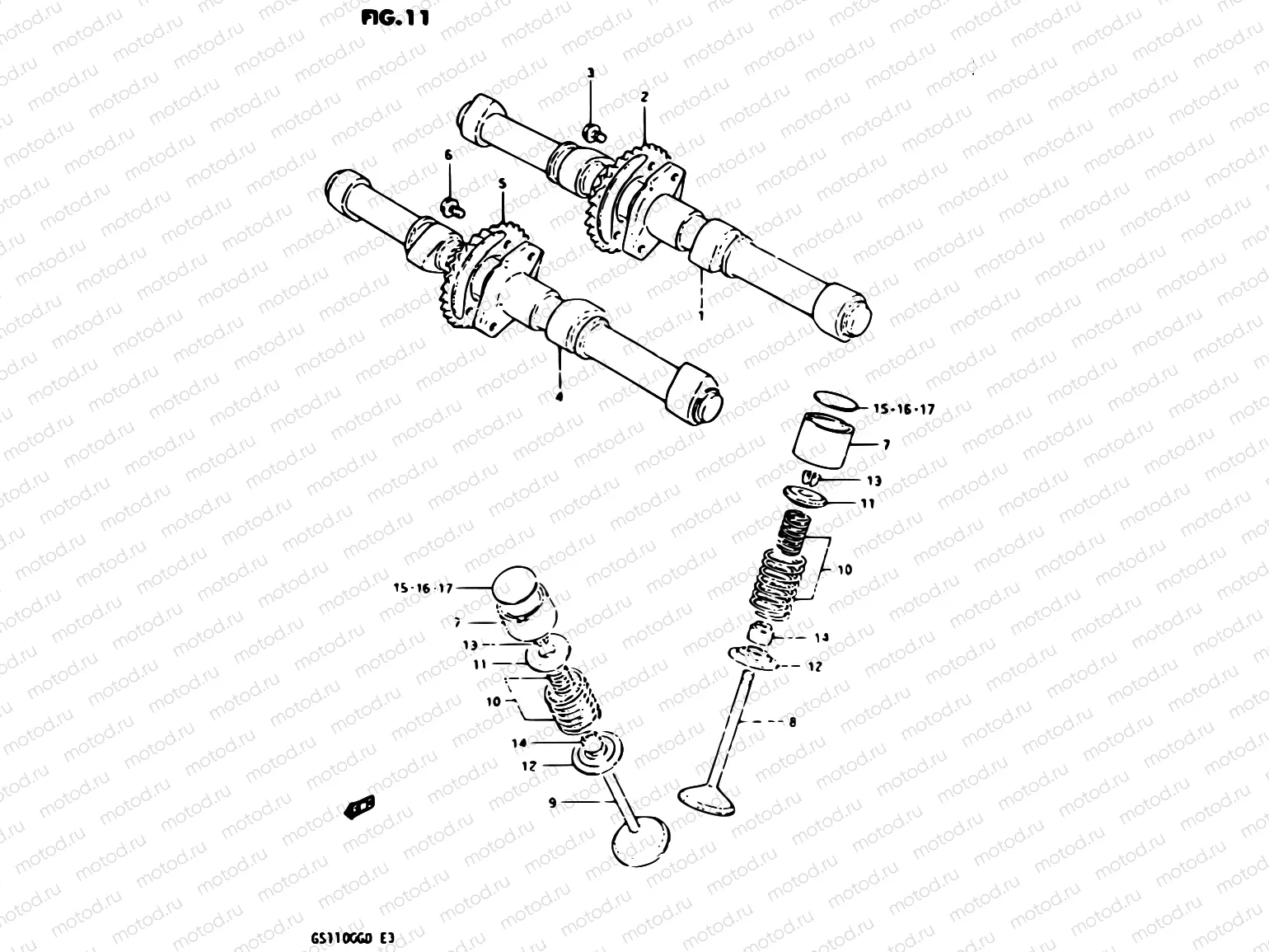 11 - CAM SHAFT VALVE