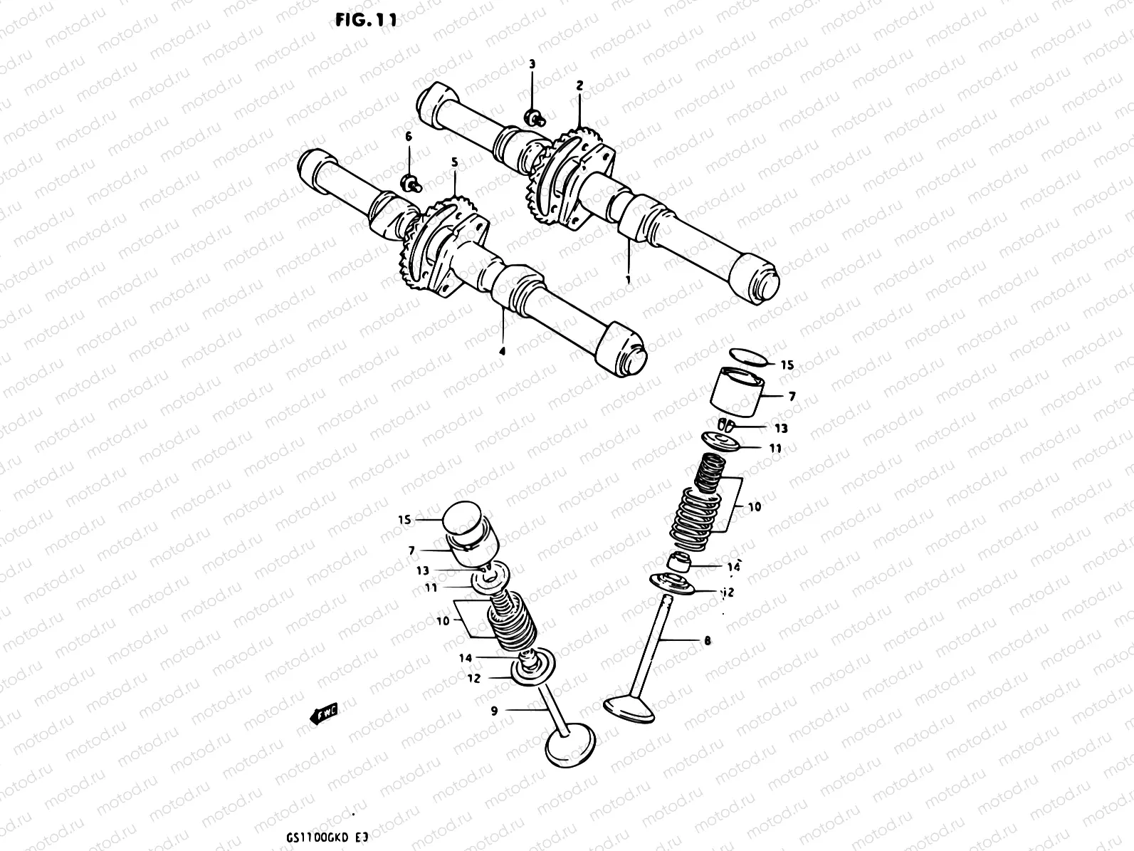 11 - CAM SHAFT - VALVE