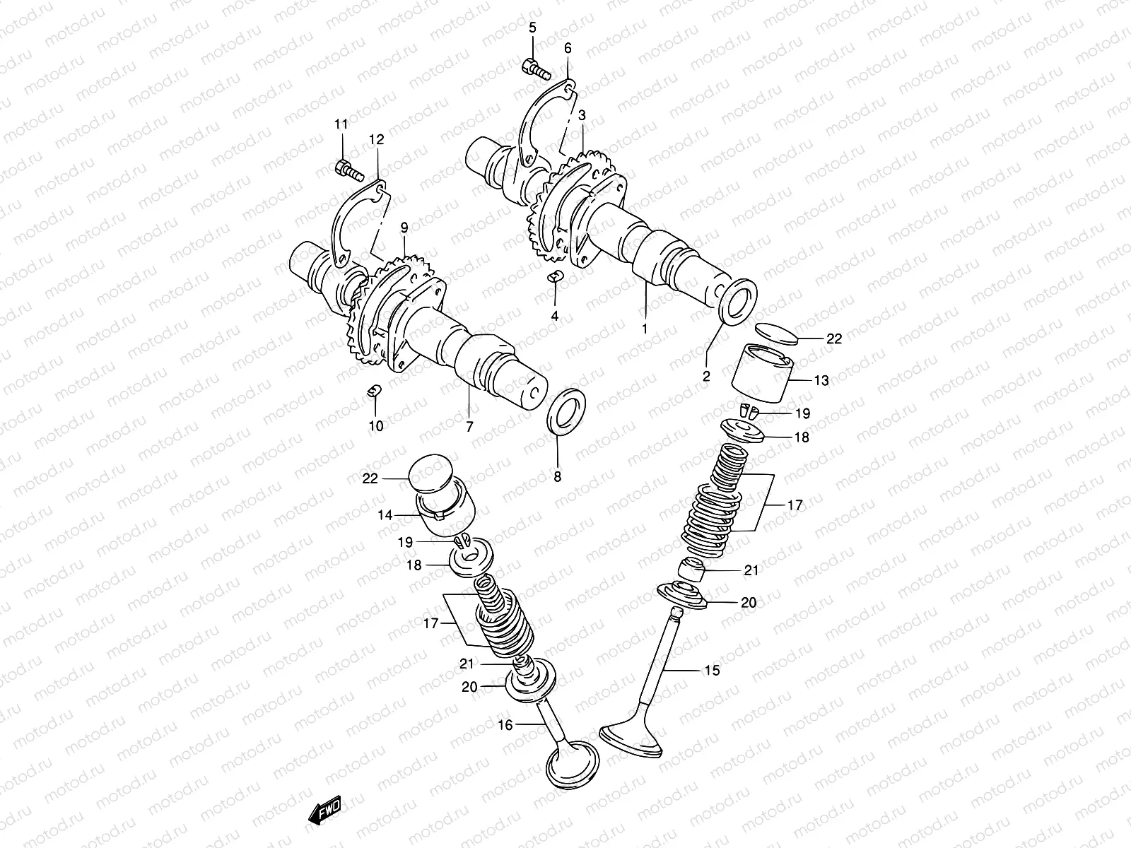 11 - CAM SHAFT/VALVE