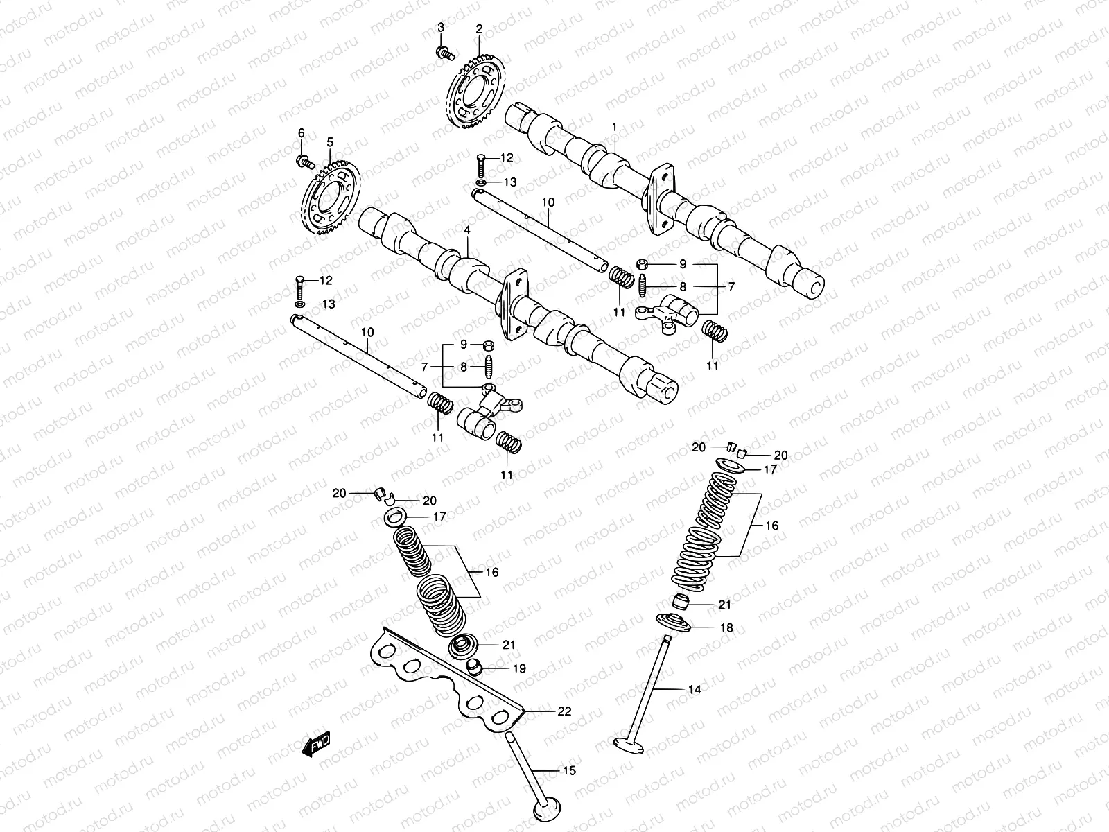 11 - CAMSHAFT - VALVE