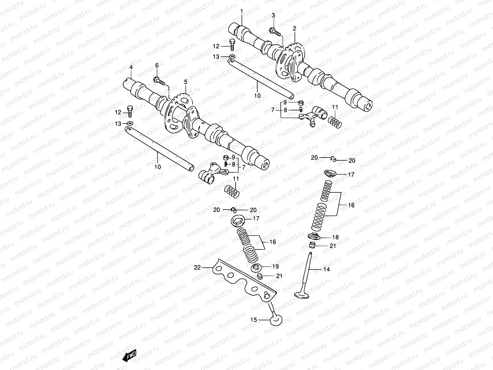 11 - CAMSHAFT - VALVE