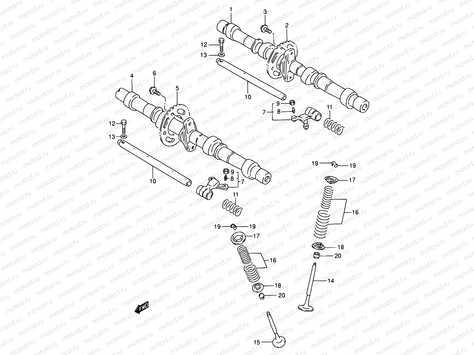 11 - CAMSHAFT - VALVE