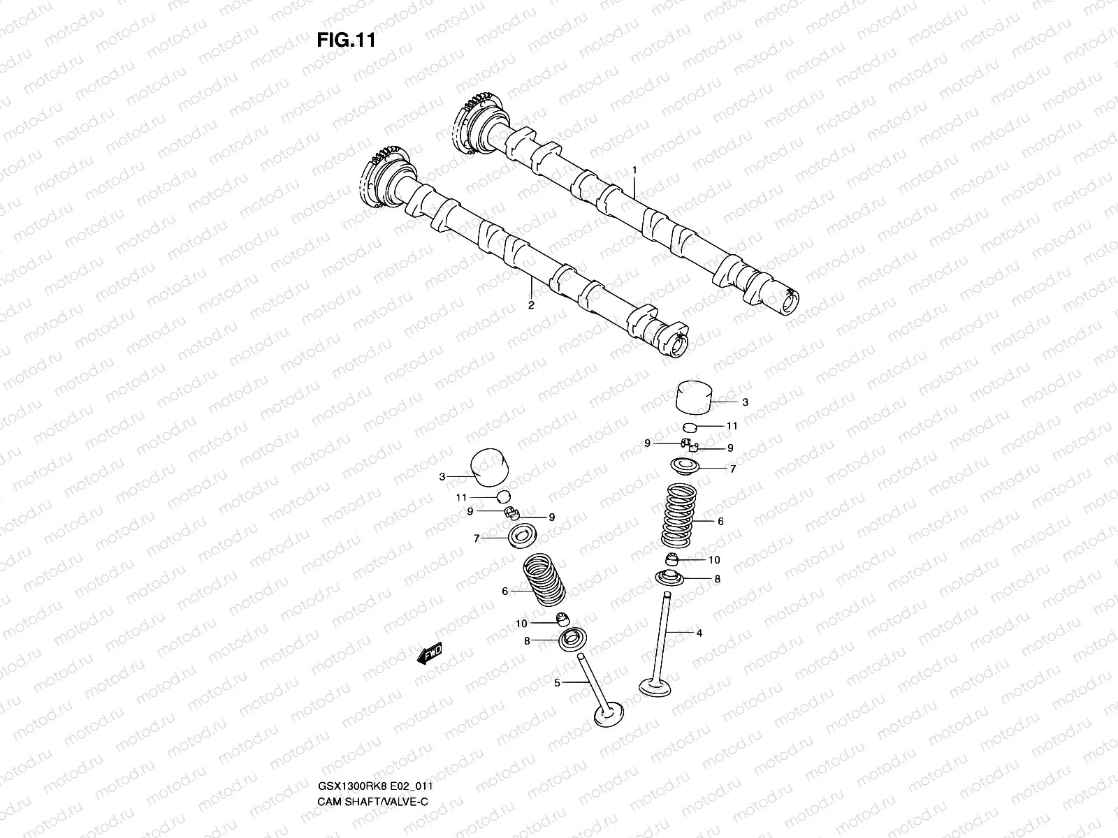 11 - CAMSHAFT/VALVE