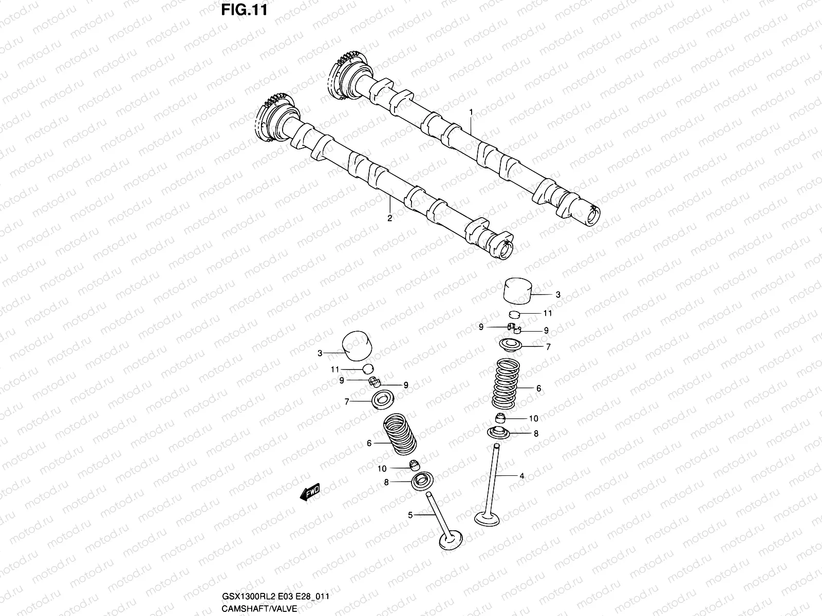 11 - CAMSHAFT/VALVE