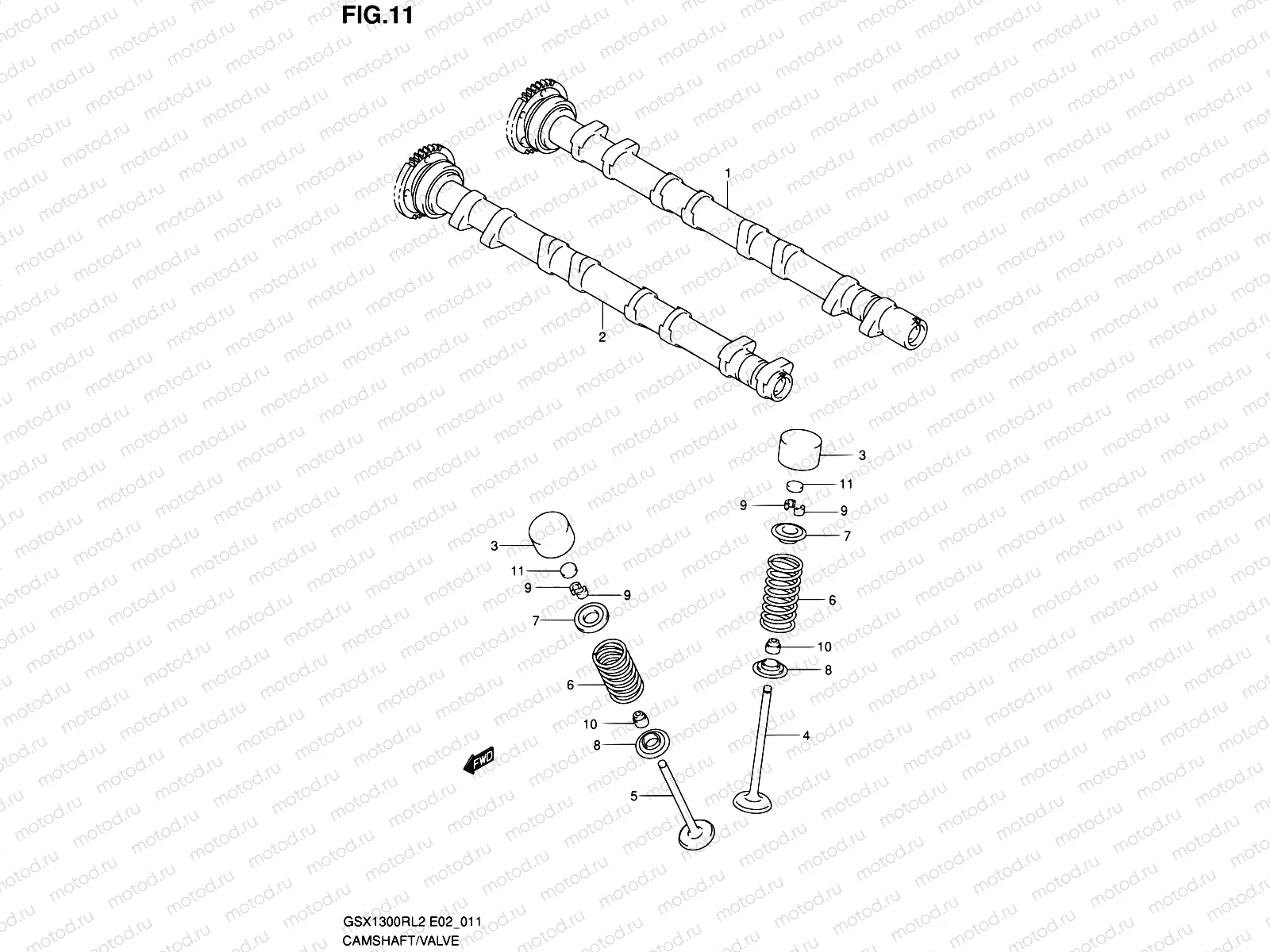 11 - CAMSHAFT/VALVE