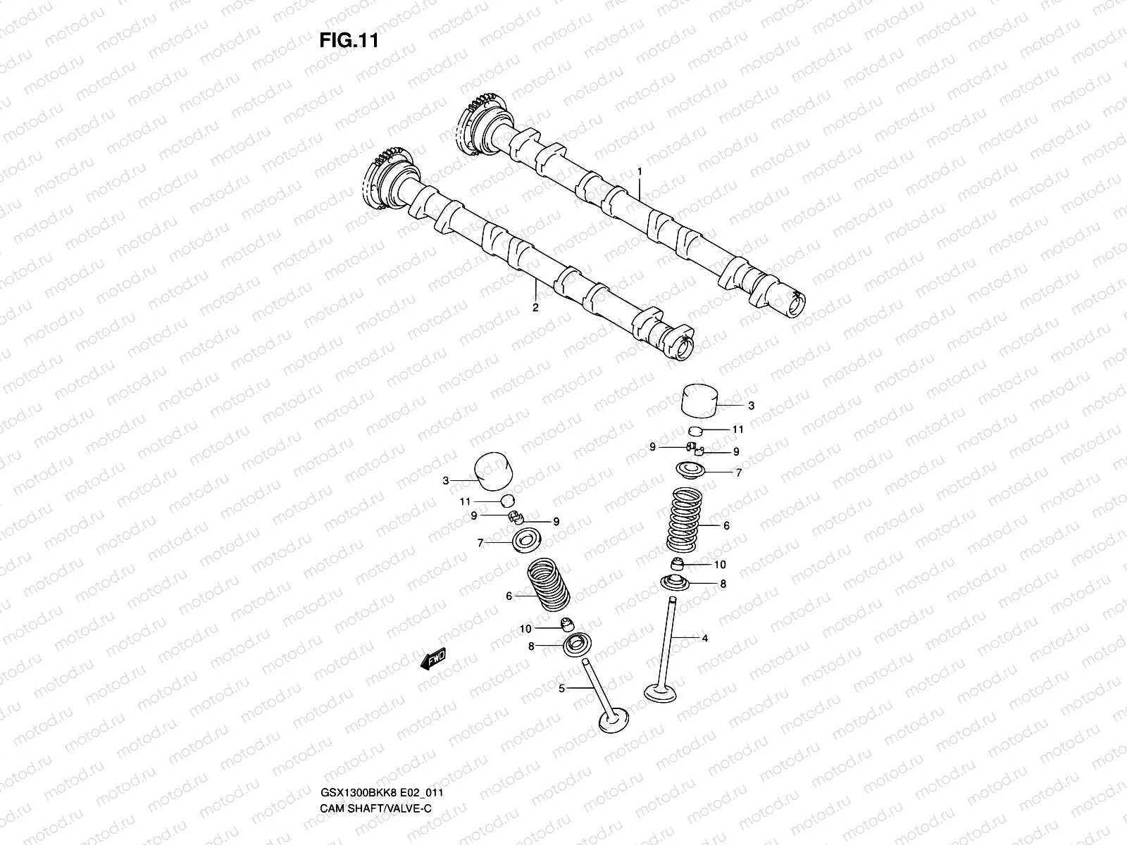 11 - CAMSHAFT/VALVE