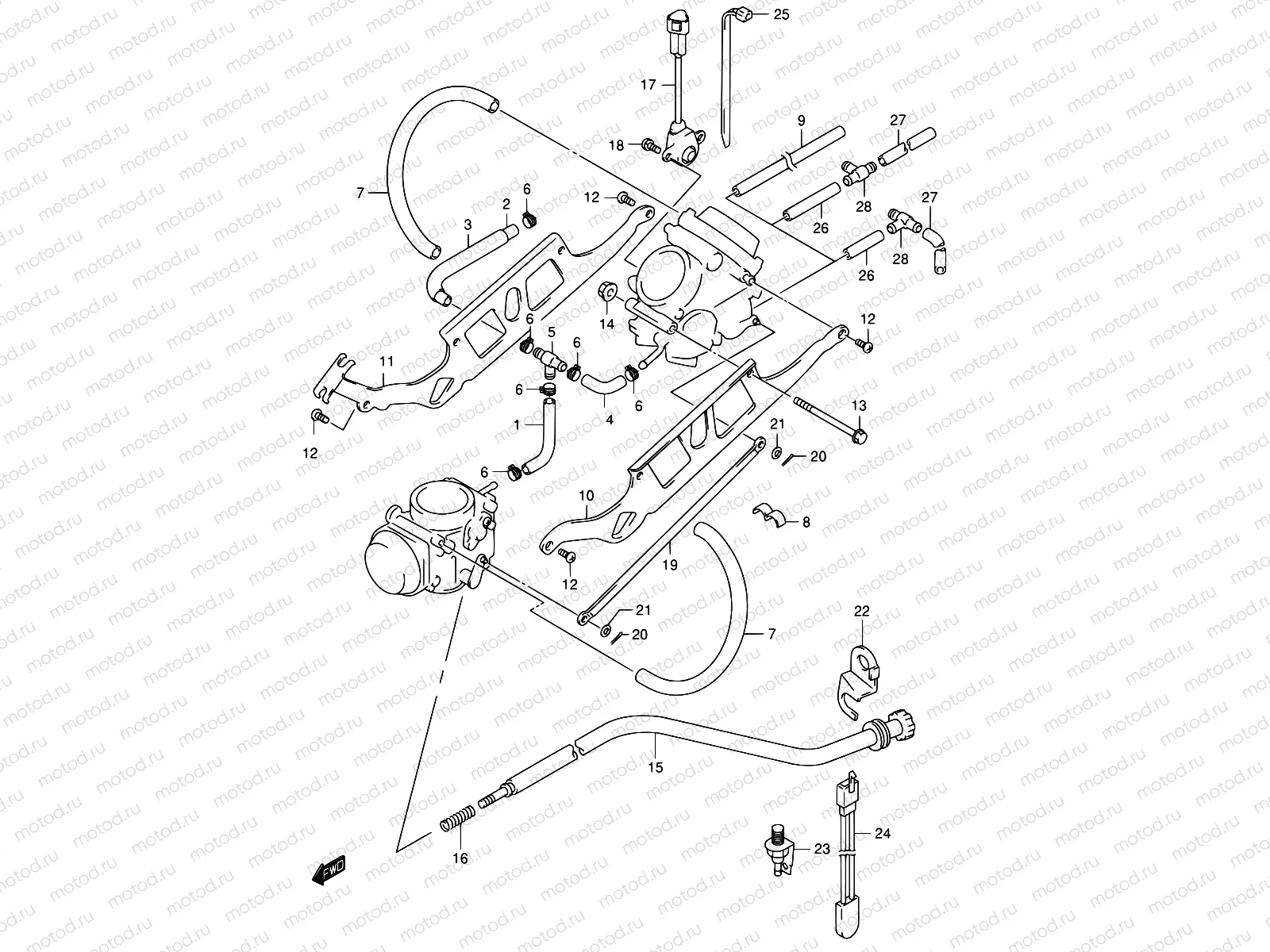 11 - CARBURETOR FITTINGS
