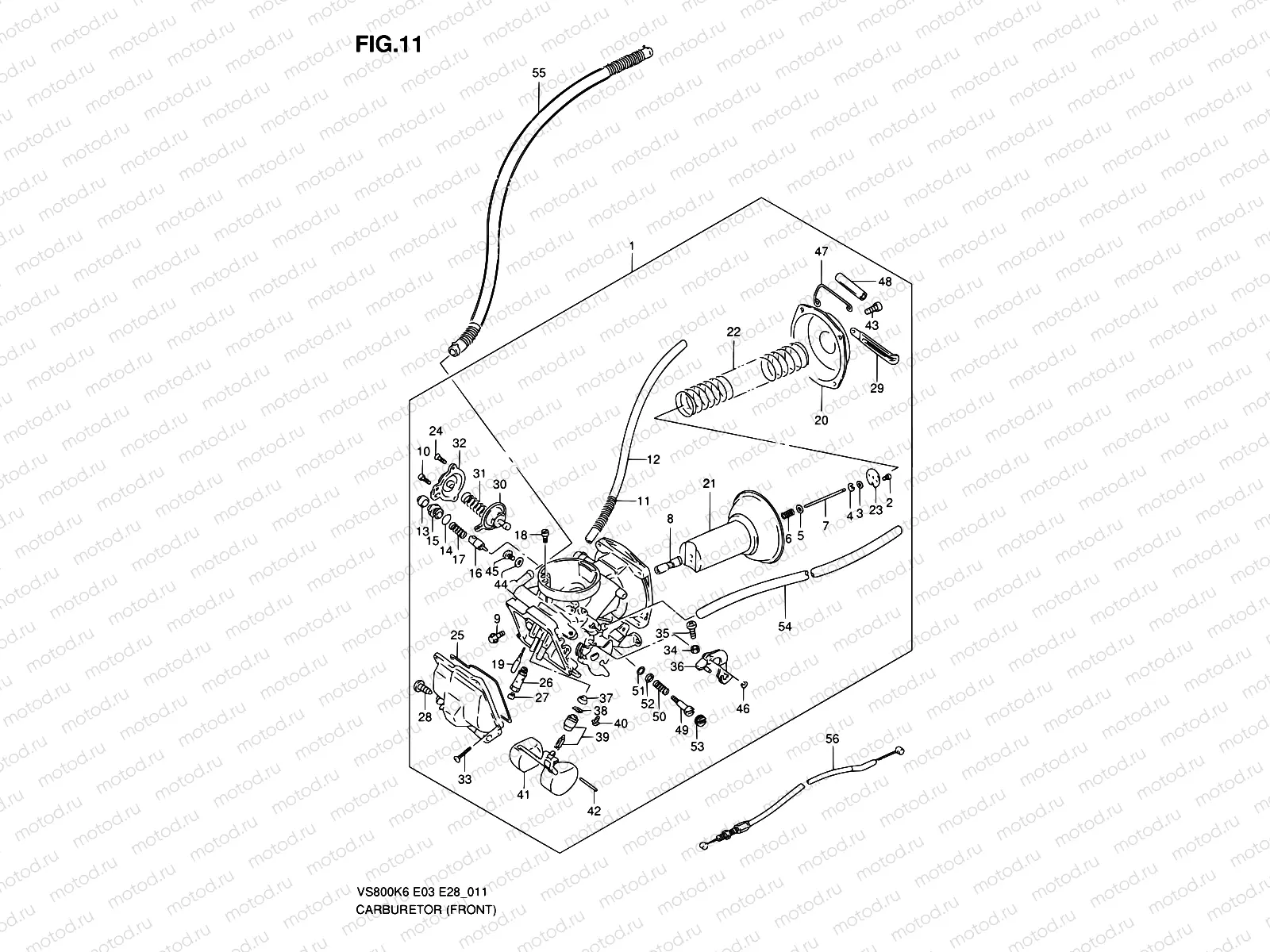 11 - CARBURETOR (FRONT)