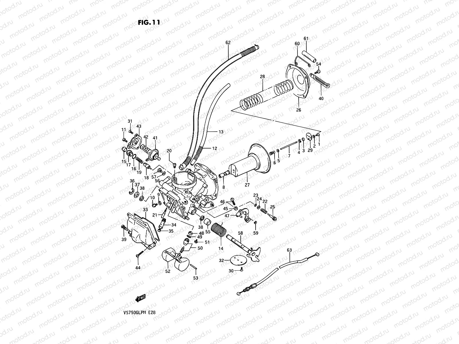11 - CARBURETOR (FRONT)