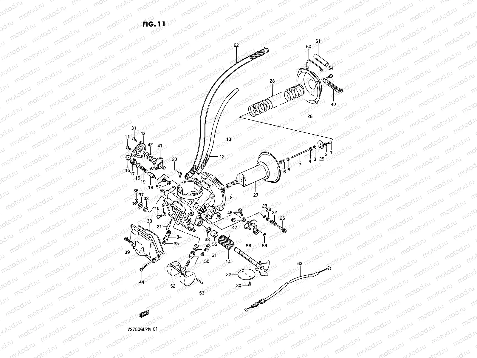 11 - CARBURETOR (FRONT)