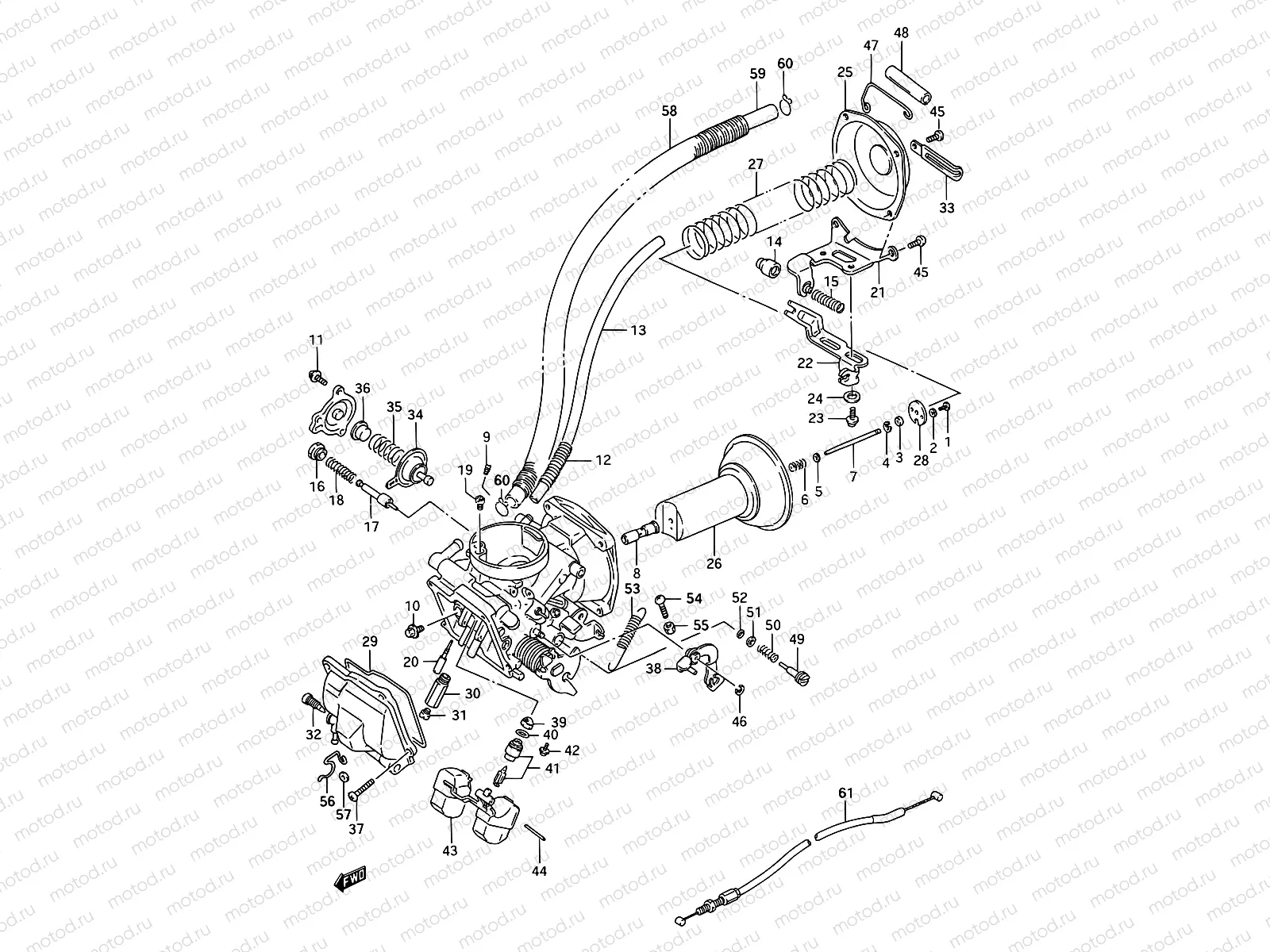 11 - CARBURETOR (FRONT)
