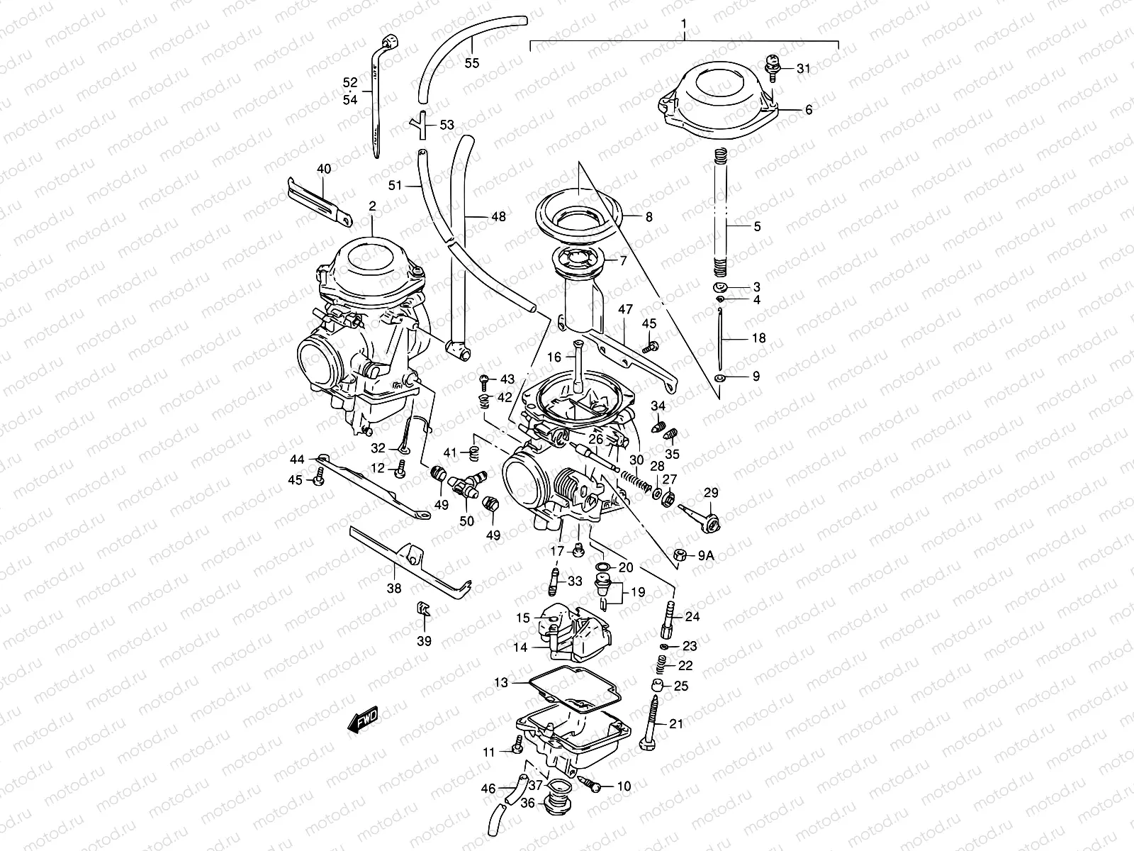 11 - CARBURETOR (MODEL M/N)