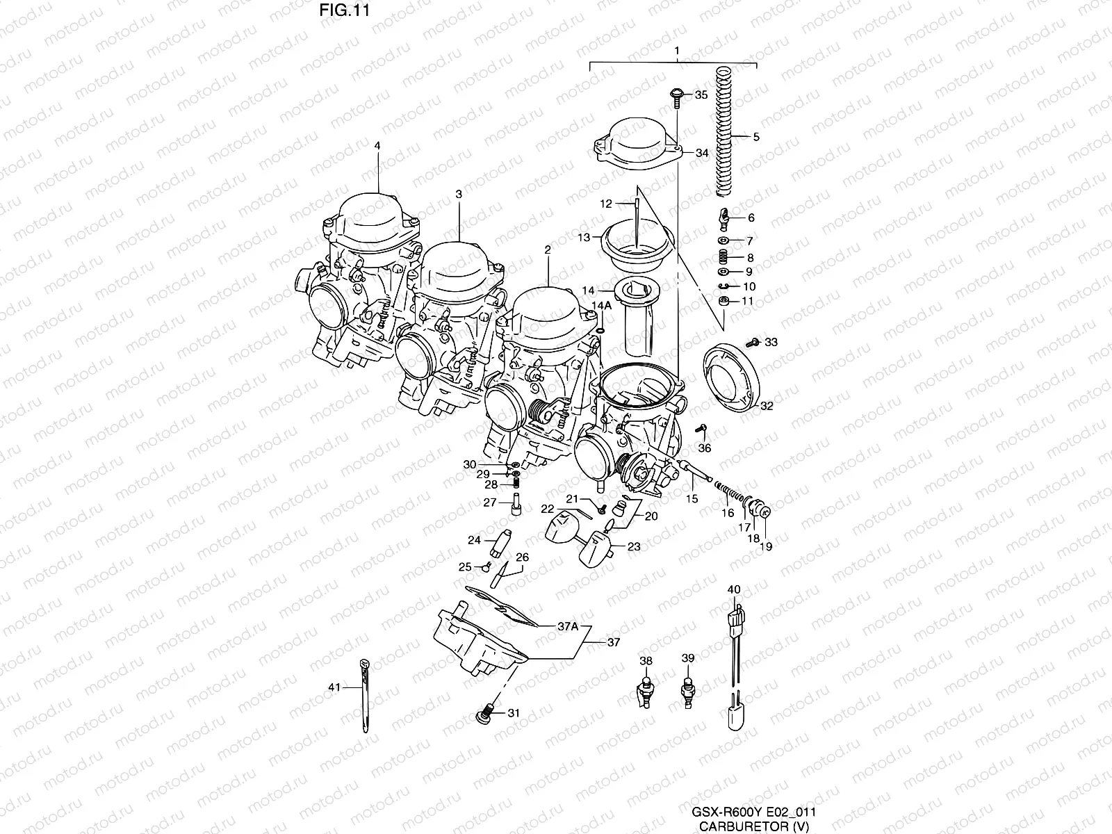 11 - CARBURETOR (MODEL V)