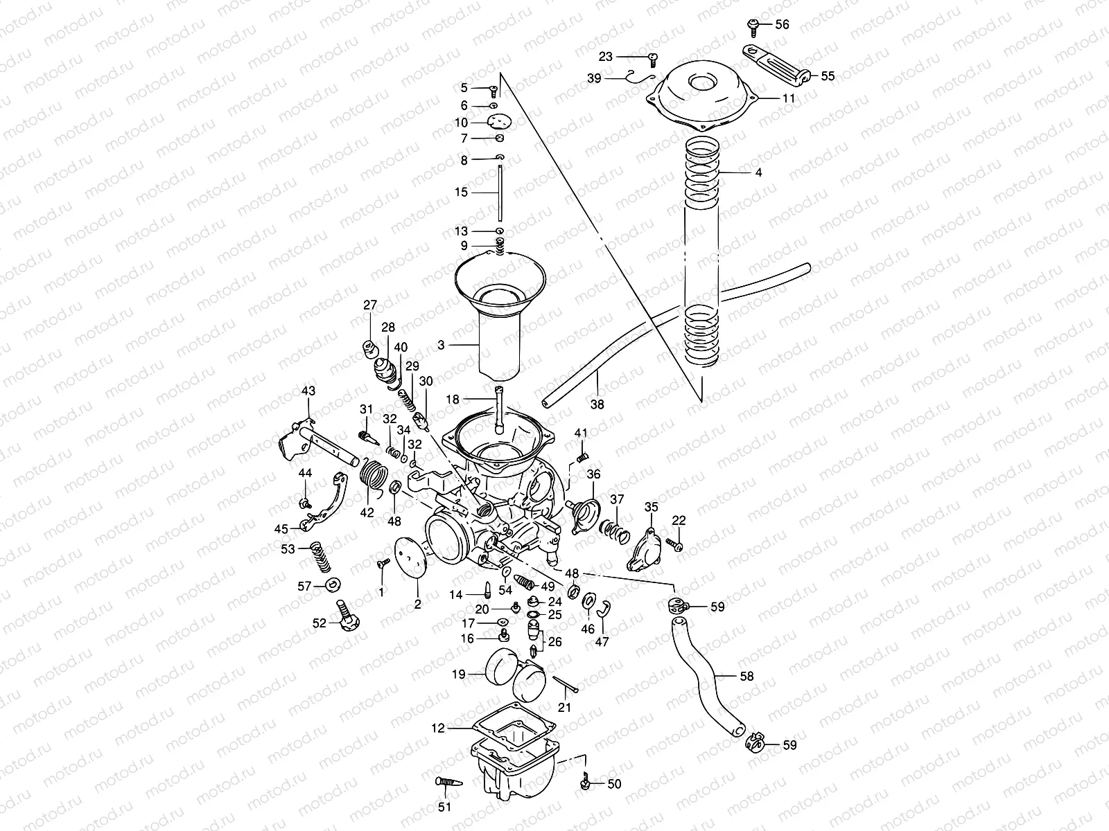 11 - CARBURETOR (REAR)