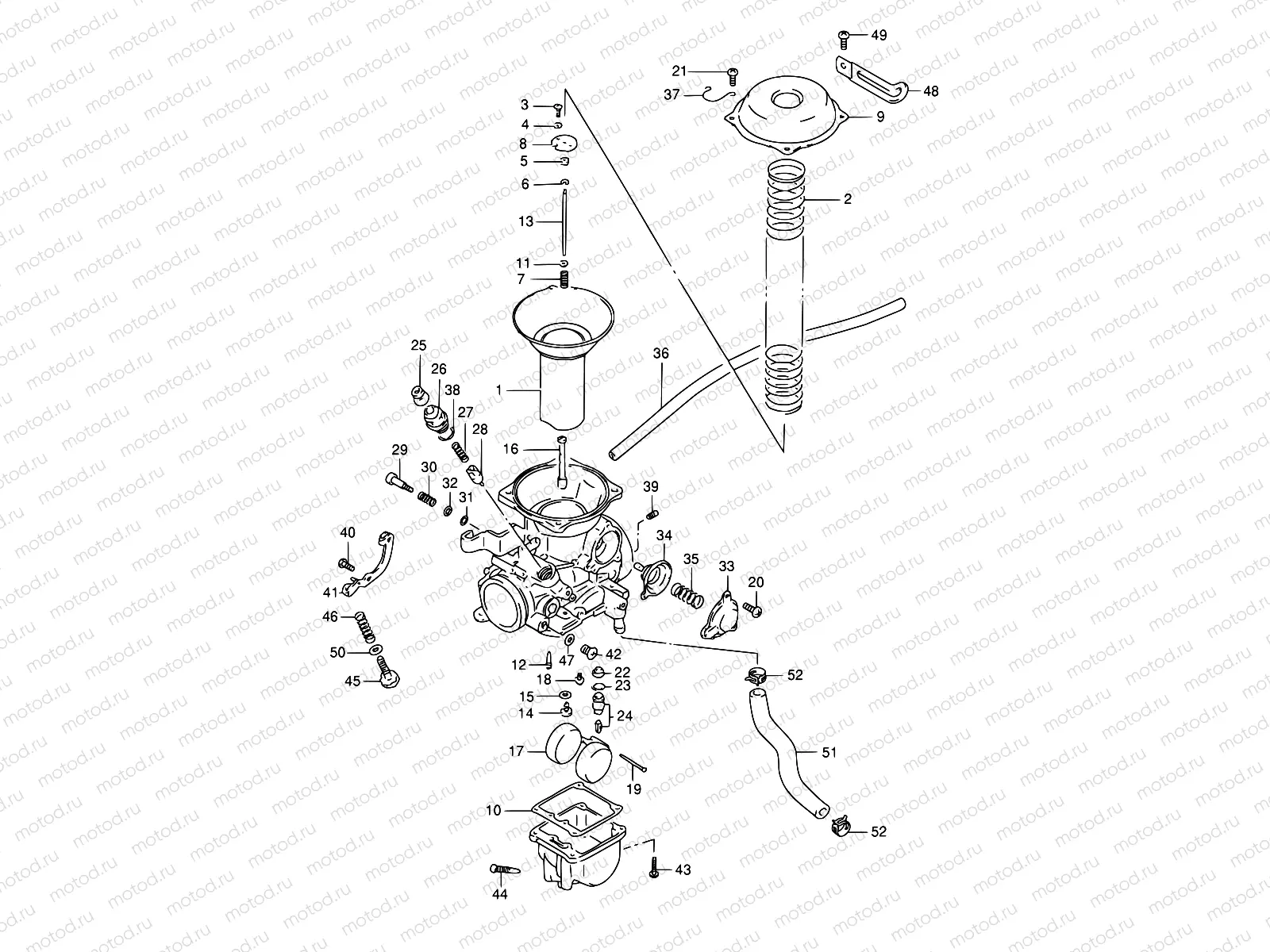 11 - CARBURETOR (REAR)