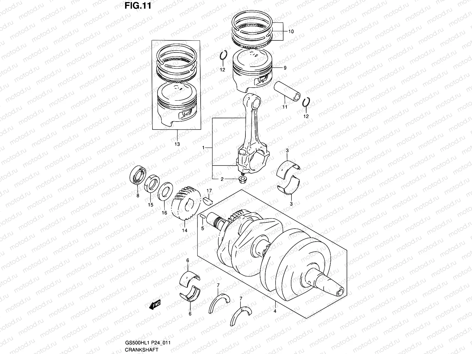 11 - CRANKSHAFT