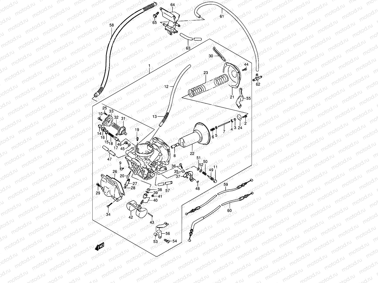 11 - FRONT CARBURETOR