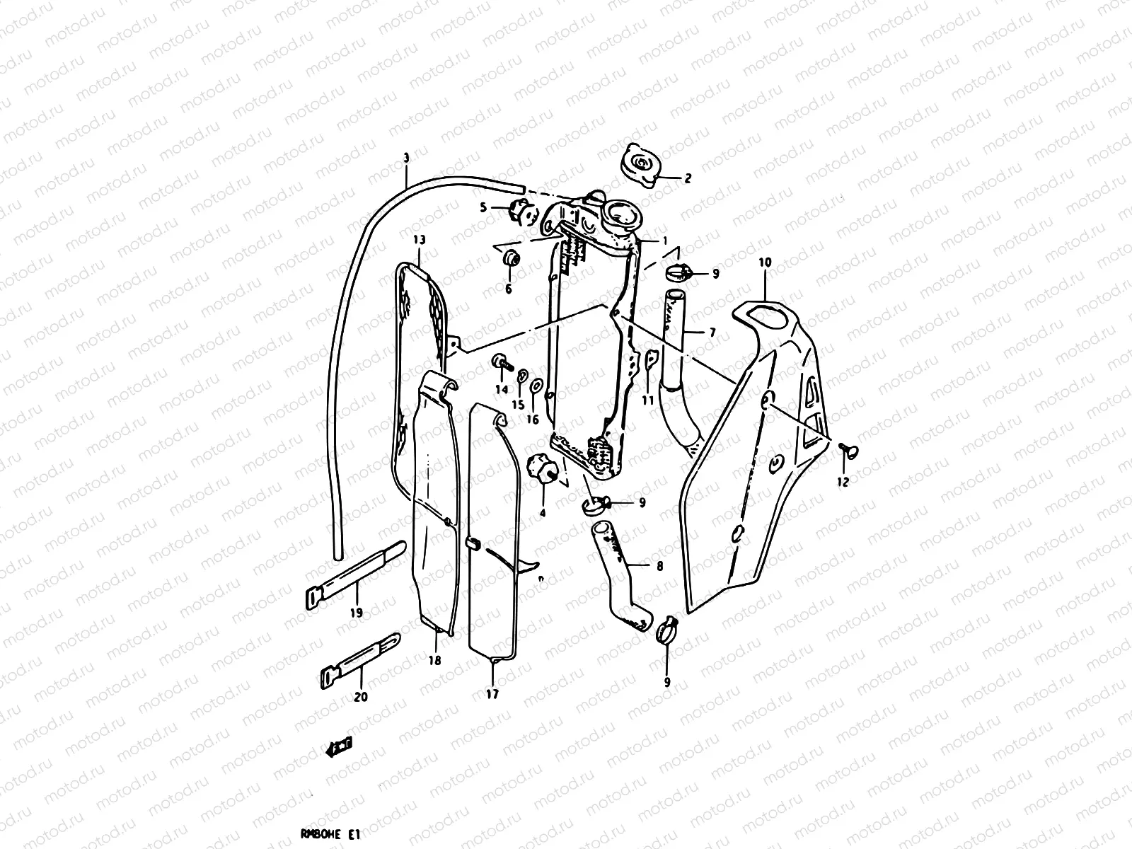 11 - RADIATOR (MODEL E)