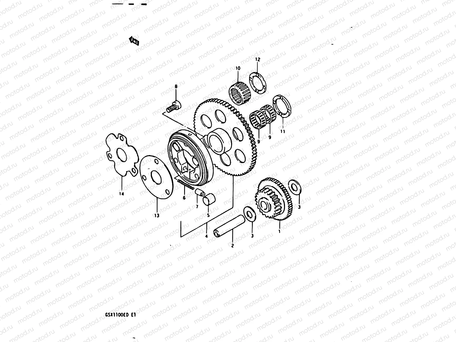 11 - STARTER CLUTCH