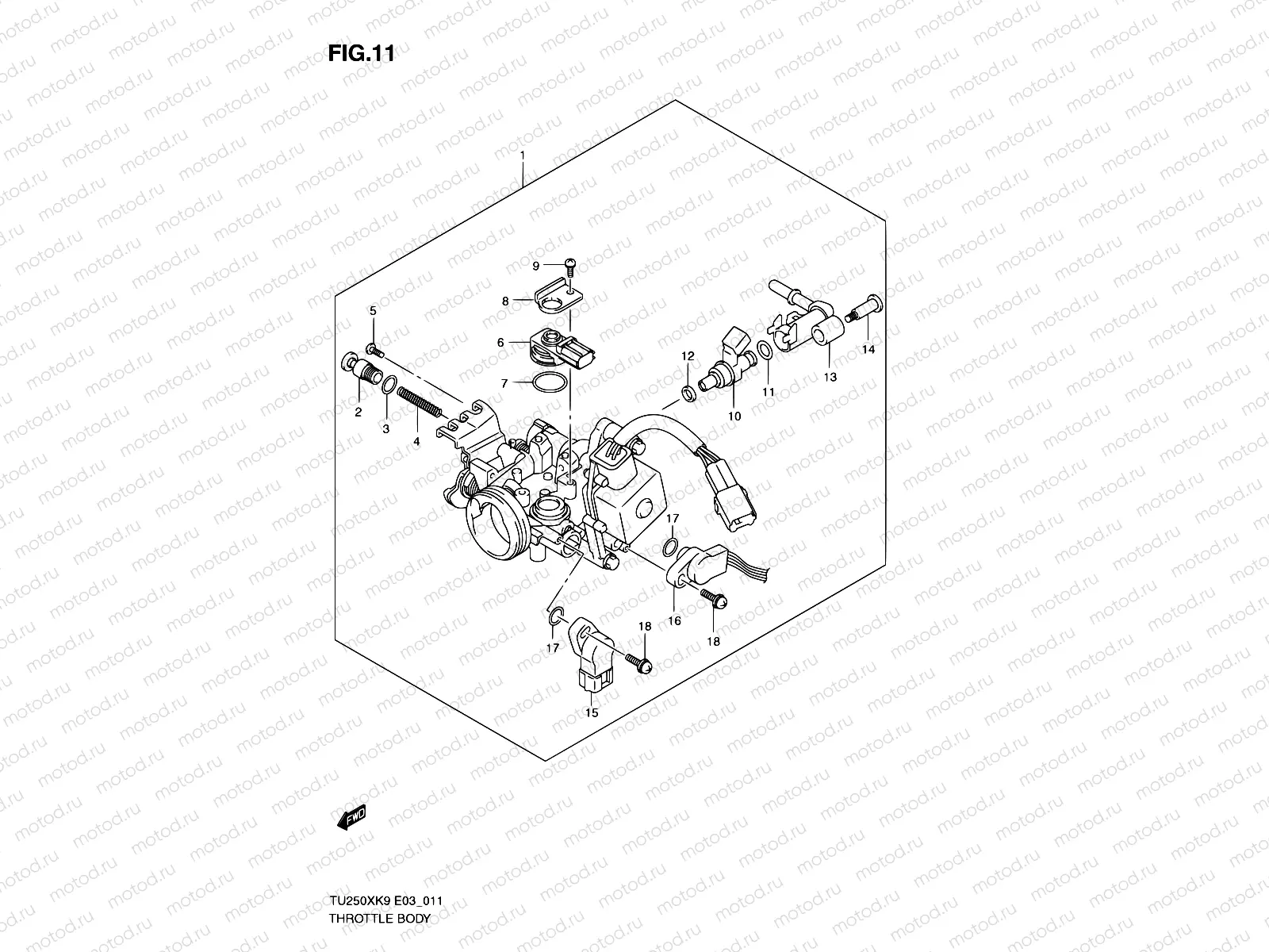 11 - THROTTLE BODY