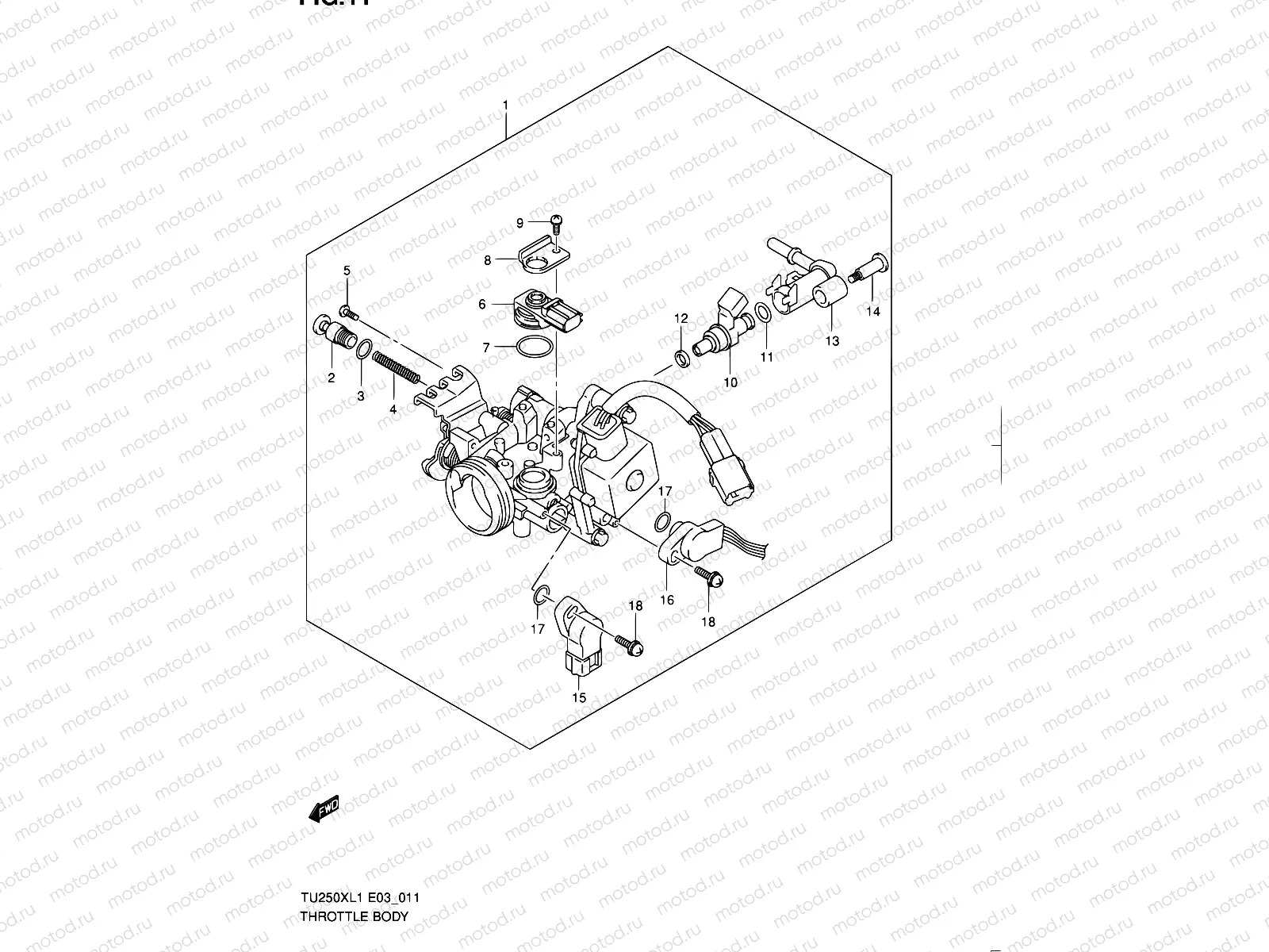 11 - THROTTLE BODY