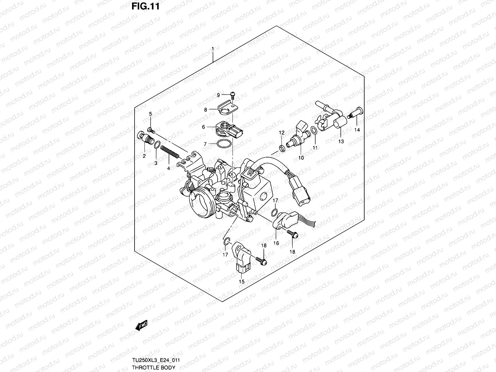 11 - THROTTLE BODY