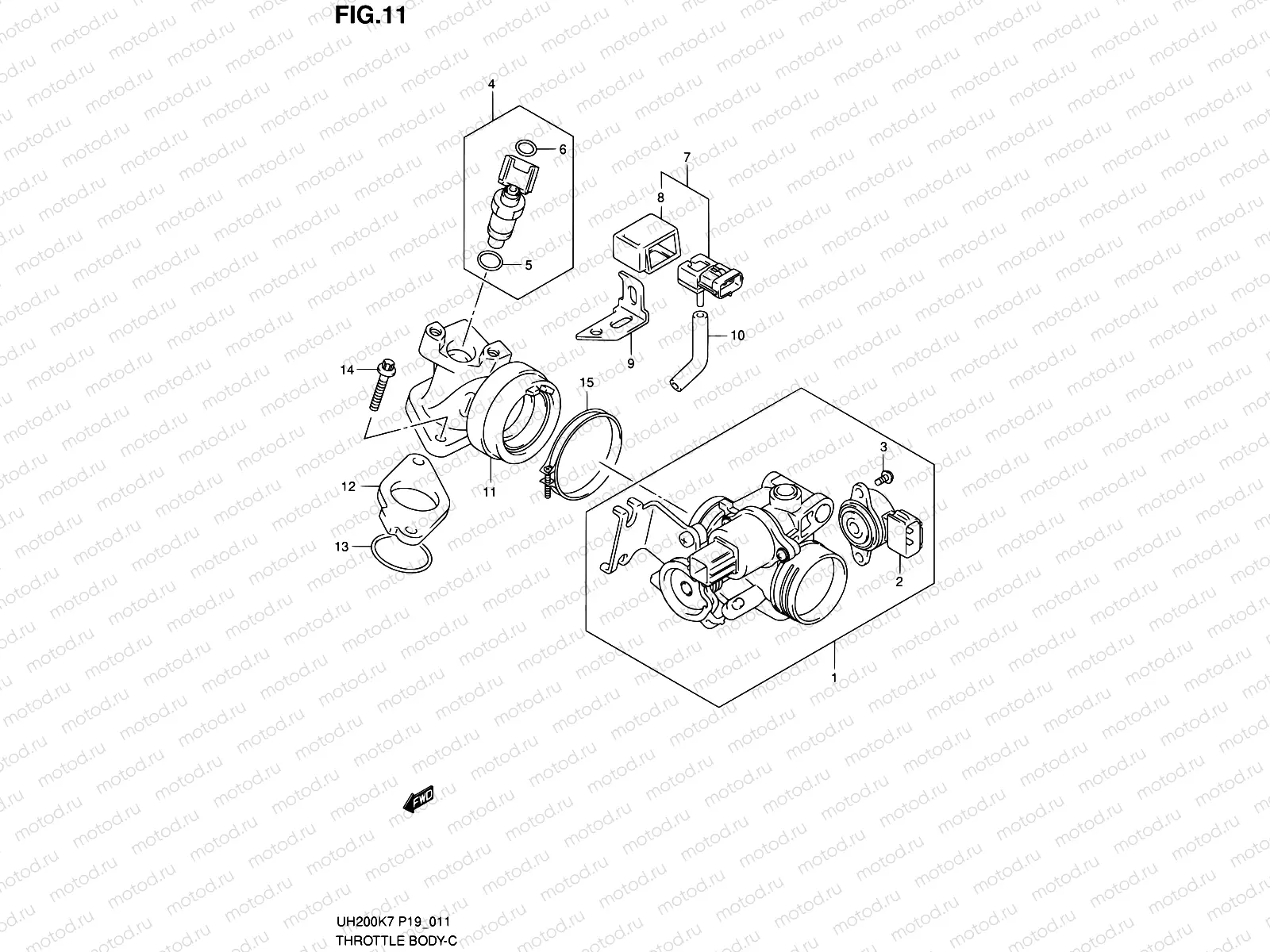 11 - THROTTLE BODY
