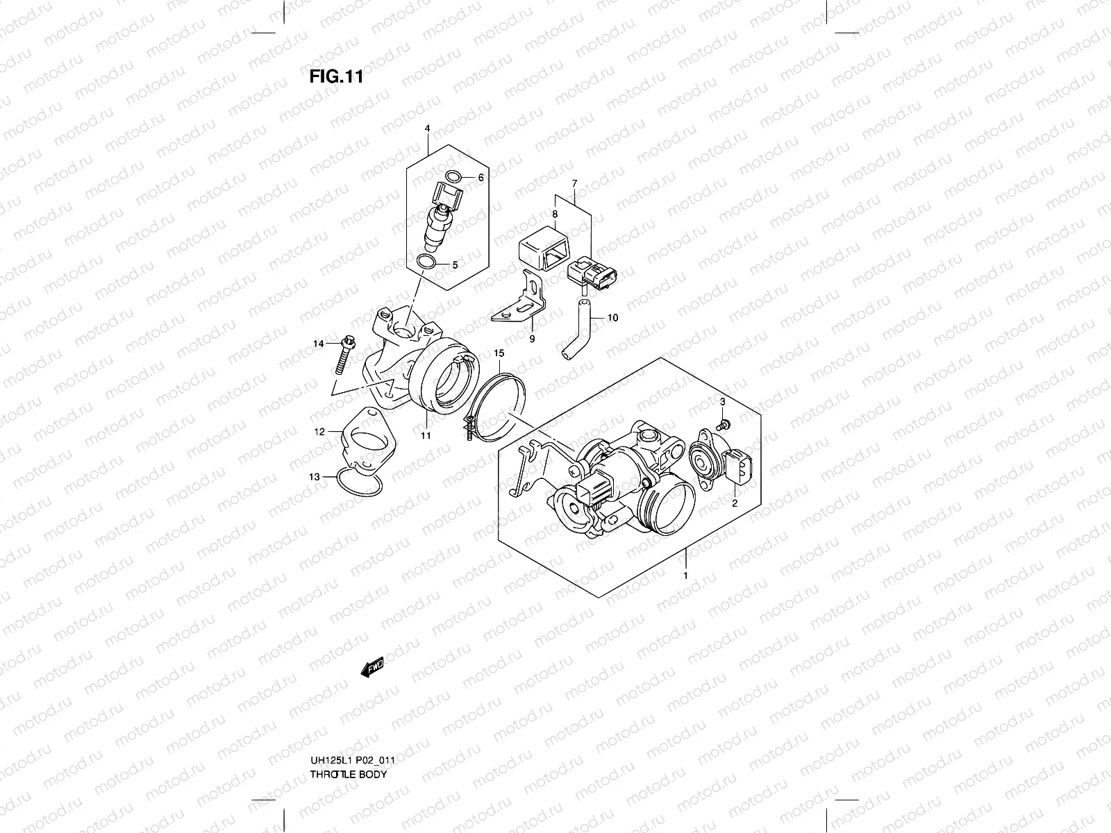 11 - THROTTLE BODY