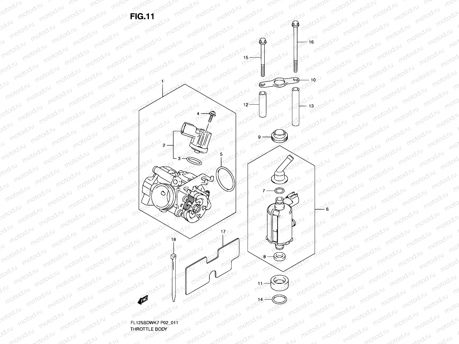 11 - THROTTLE BODY