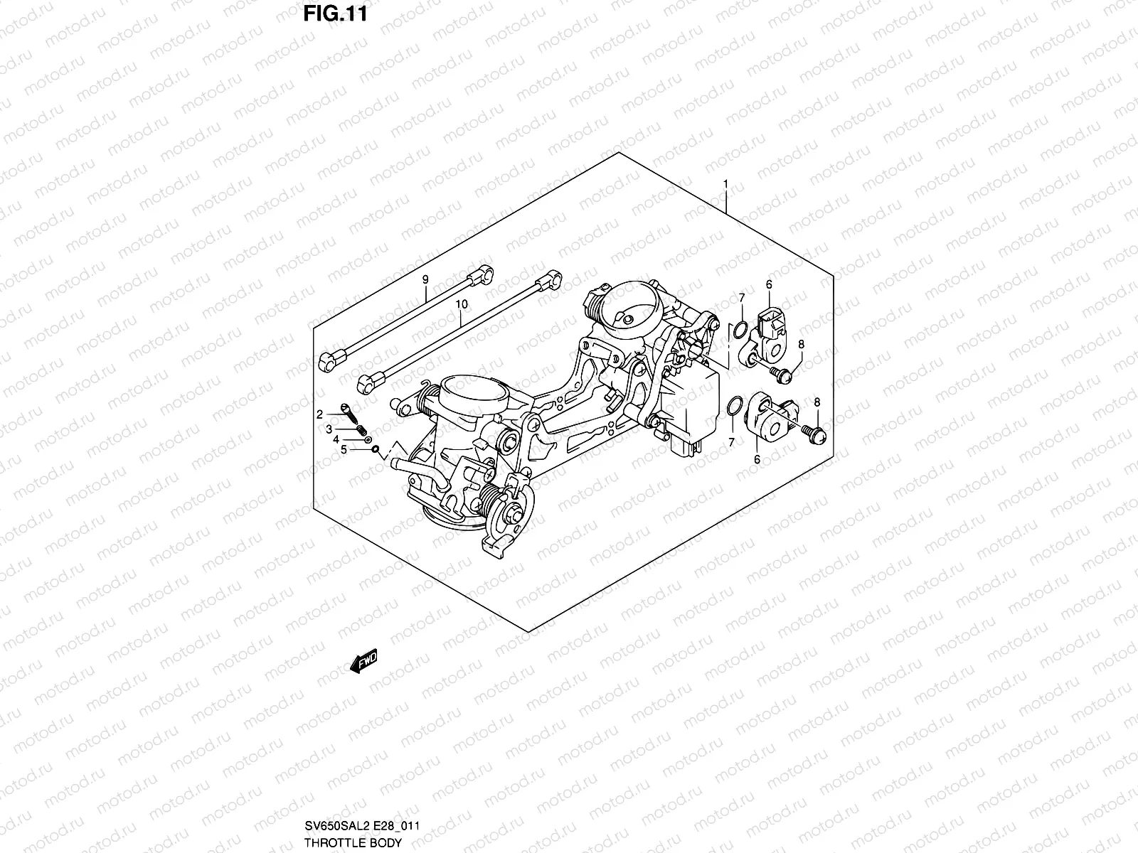 11 - THROTTLE BODY
